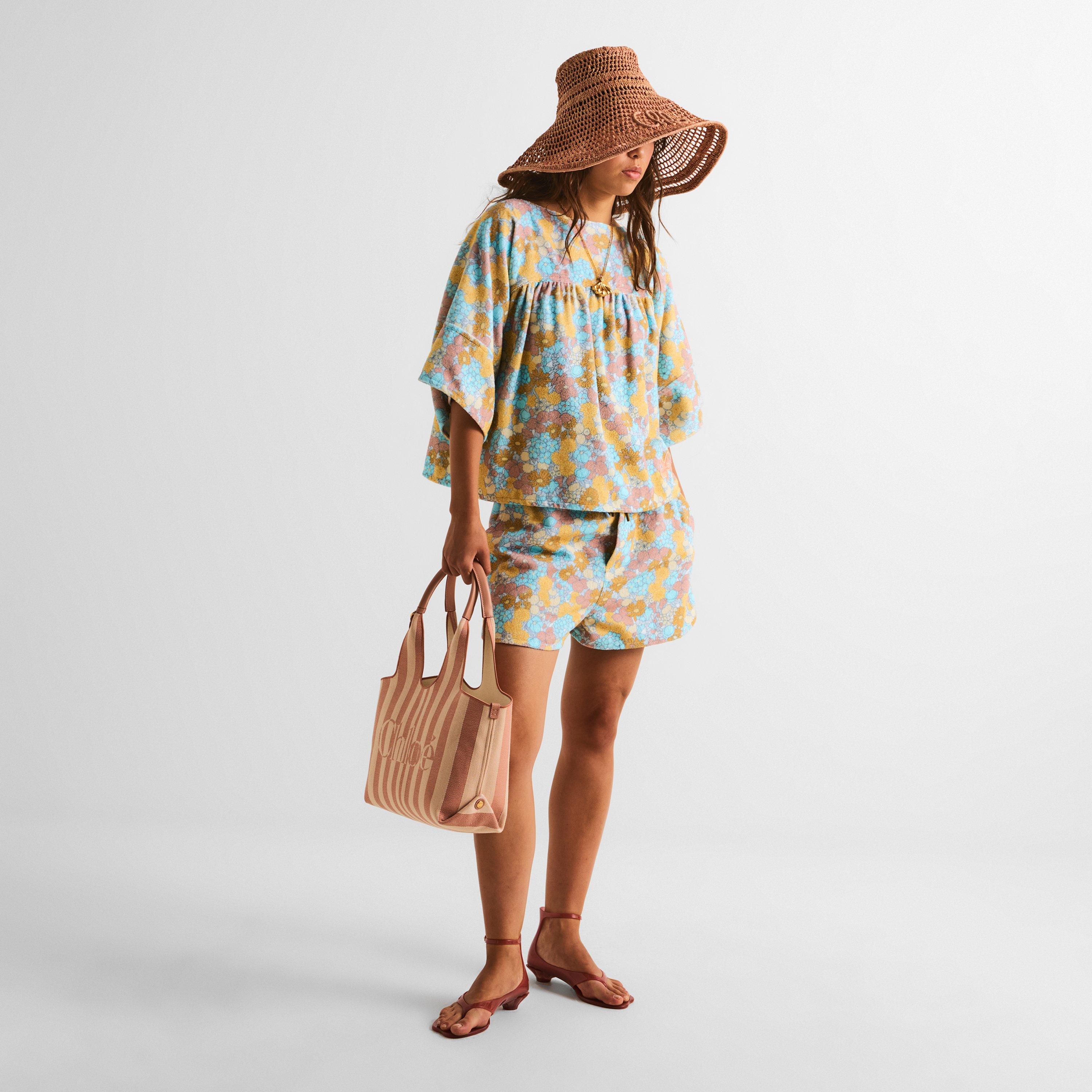 Summery Beige - Chloe - Women's Raffia Floppy Hat - 5