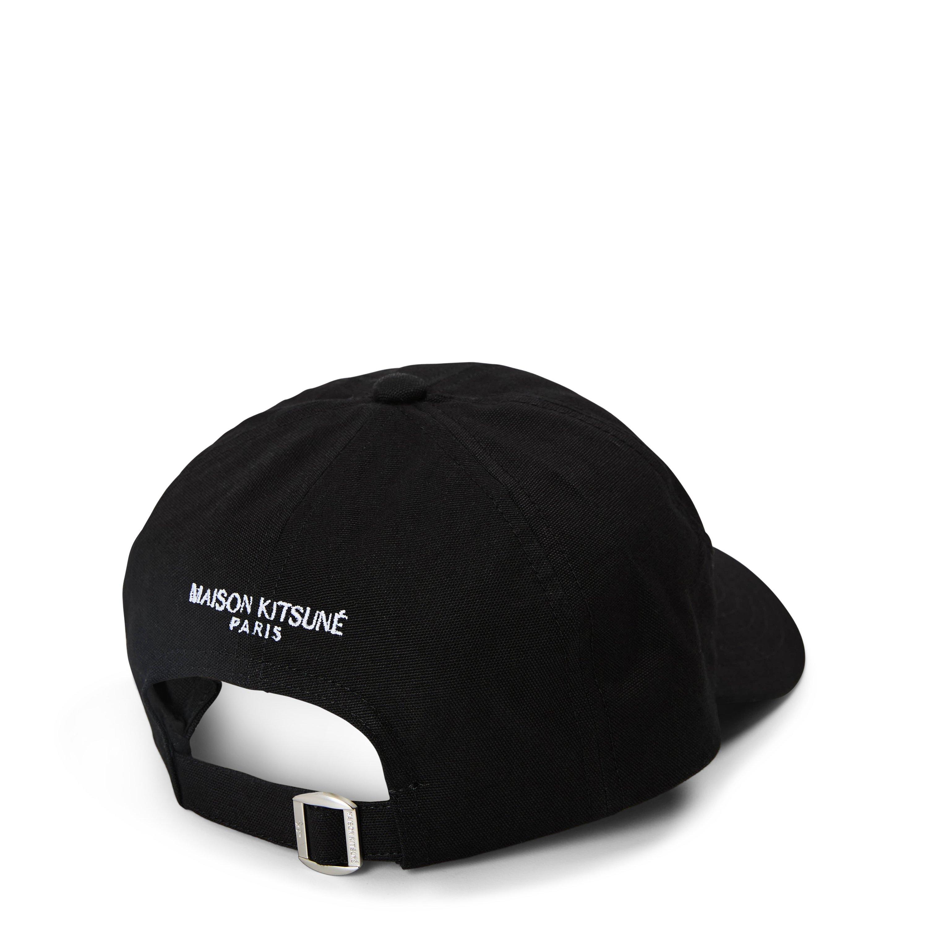 Black - Maison Kitsune - Men's Dressed Fox Baseball Cap - 2