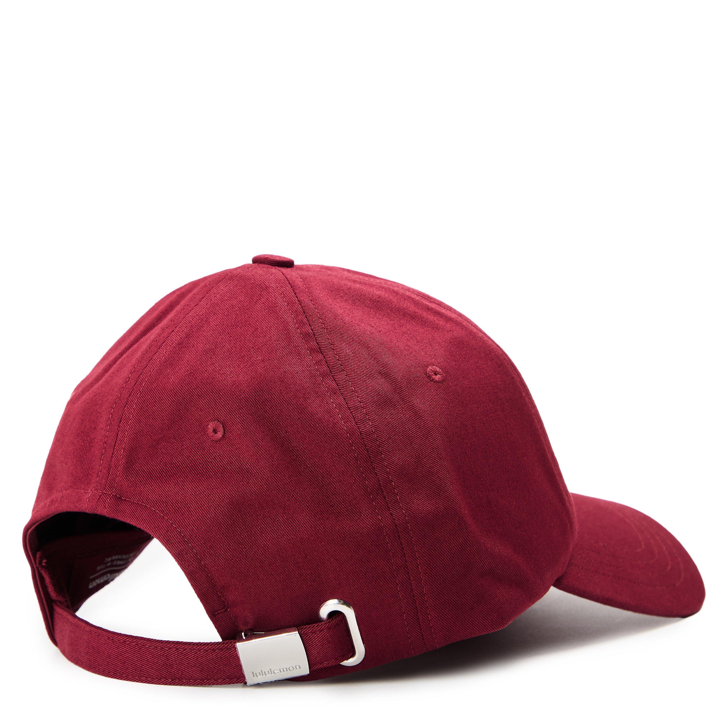 Lululemon Maroon Unisex Suede Baseball Cap Men main image 4