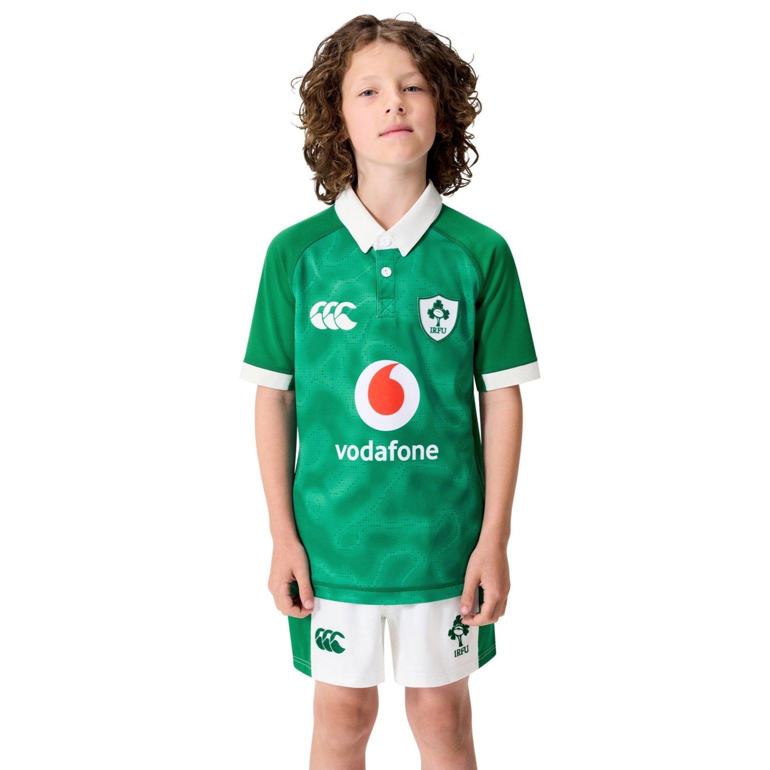 Grøn/Hvid - Canterbury - Canterbury Ireland Home Shirt 2026 Junior - 3