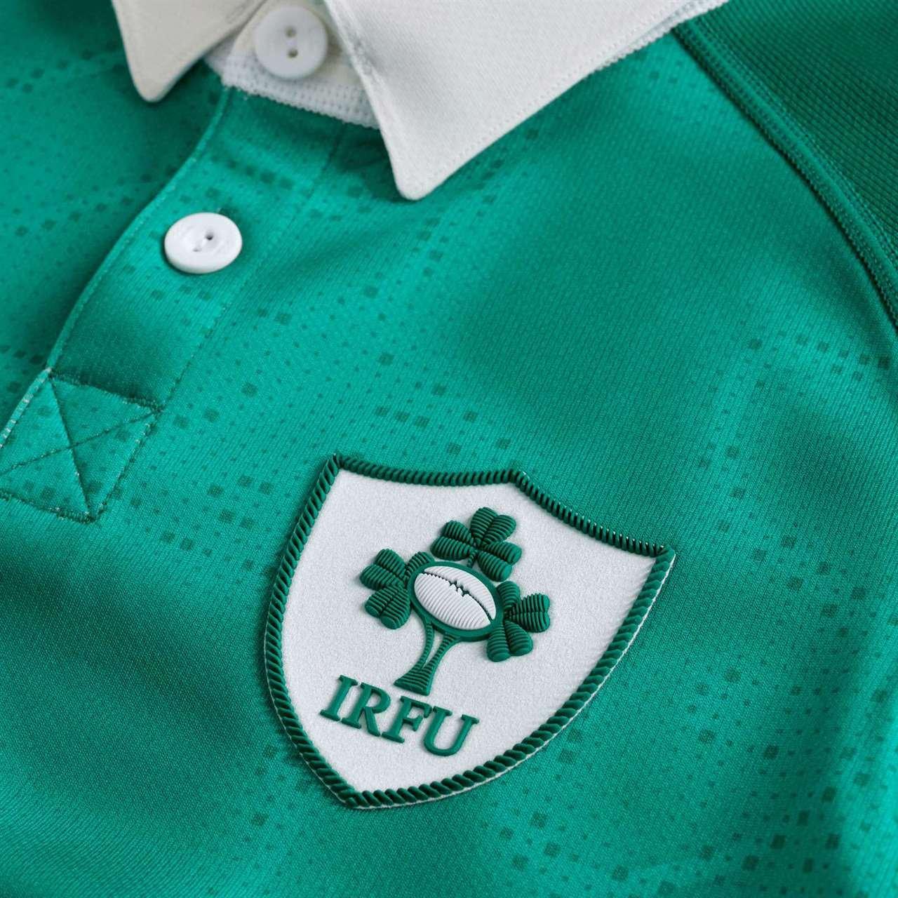 Grøn/Hvid - Canterbury - Canterbury Ireland Home Shirt 2026 Junior - 6