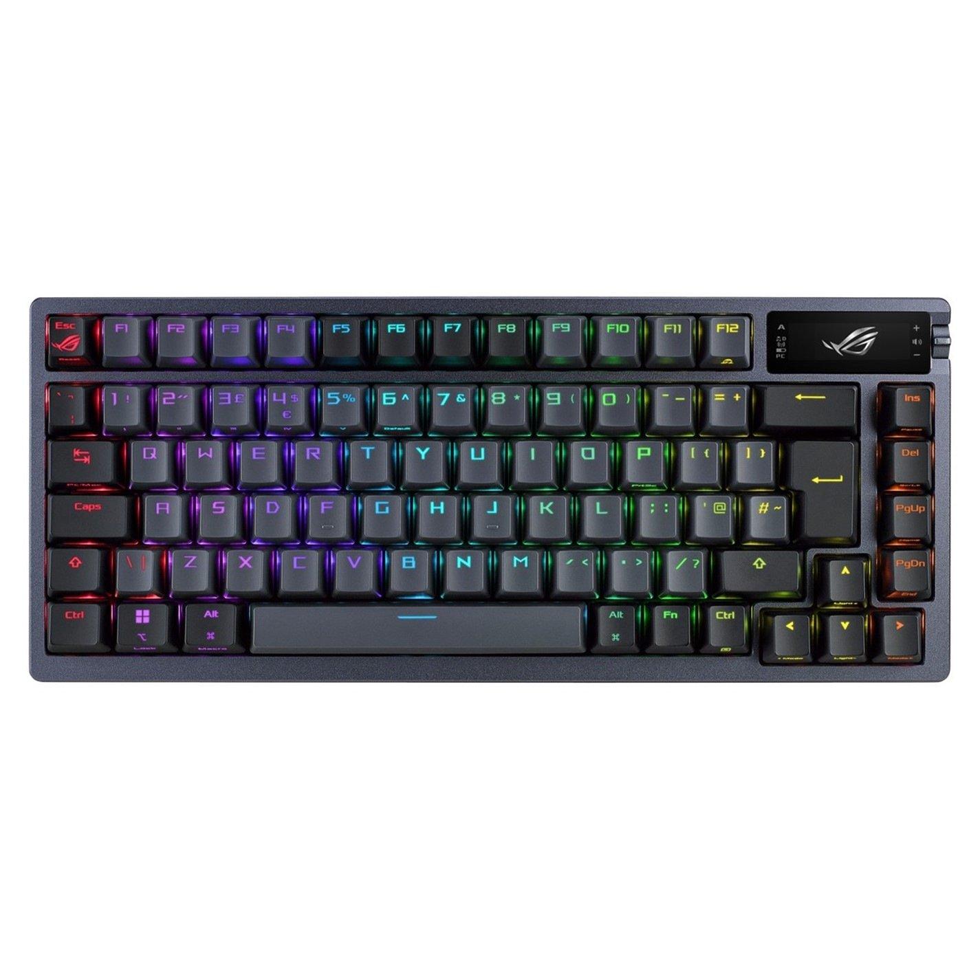 ASUS ゲーミングキーボード ROG Azoth NX RED ASUS ASUS ROG Azoth -NX Red Wireless Gaming Keyboard | Sports Direct