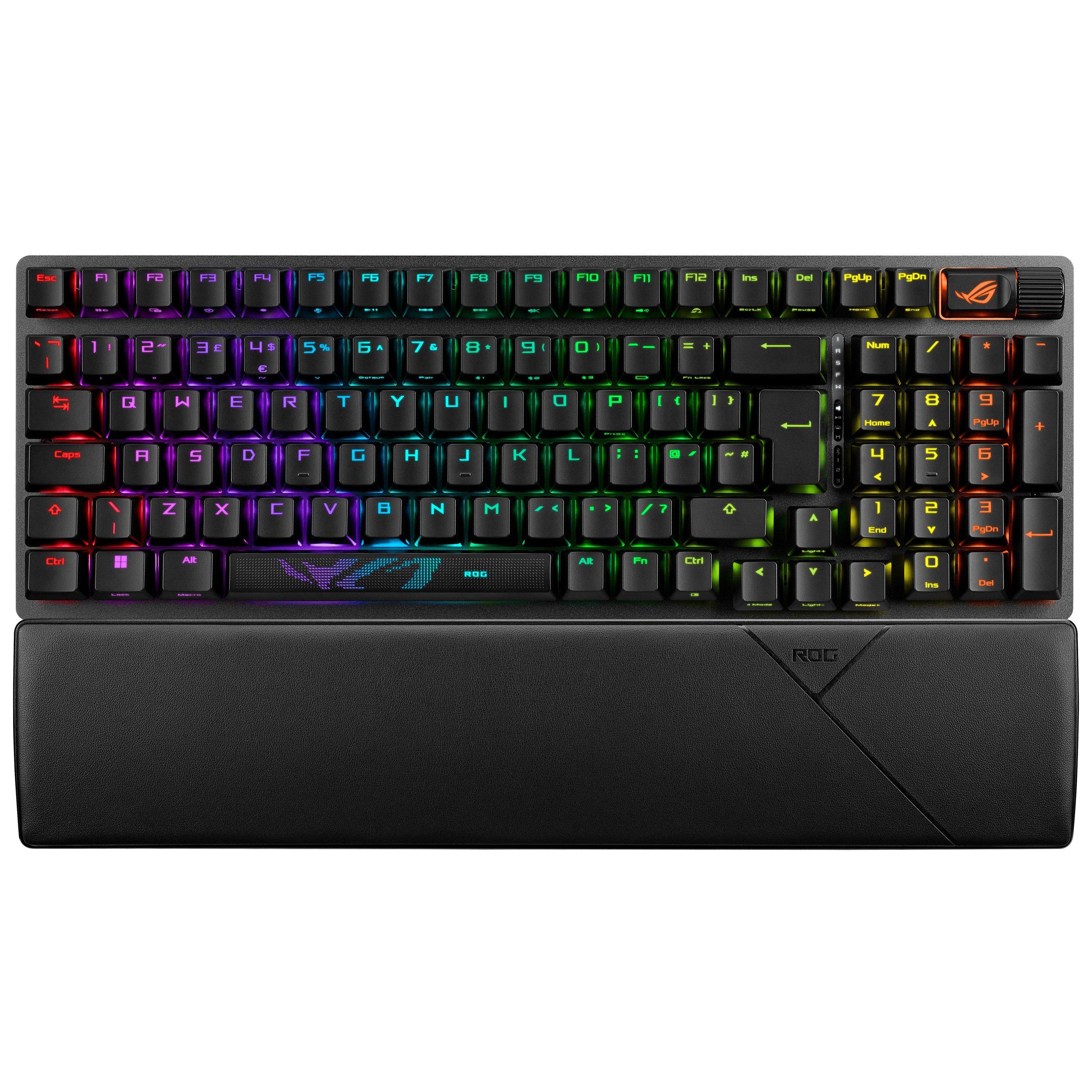 Asus  Rog Strix Scope Ii 96 Wireless Gaming Keyboard - Black