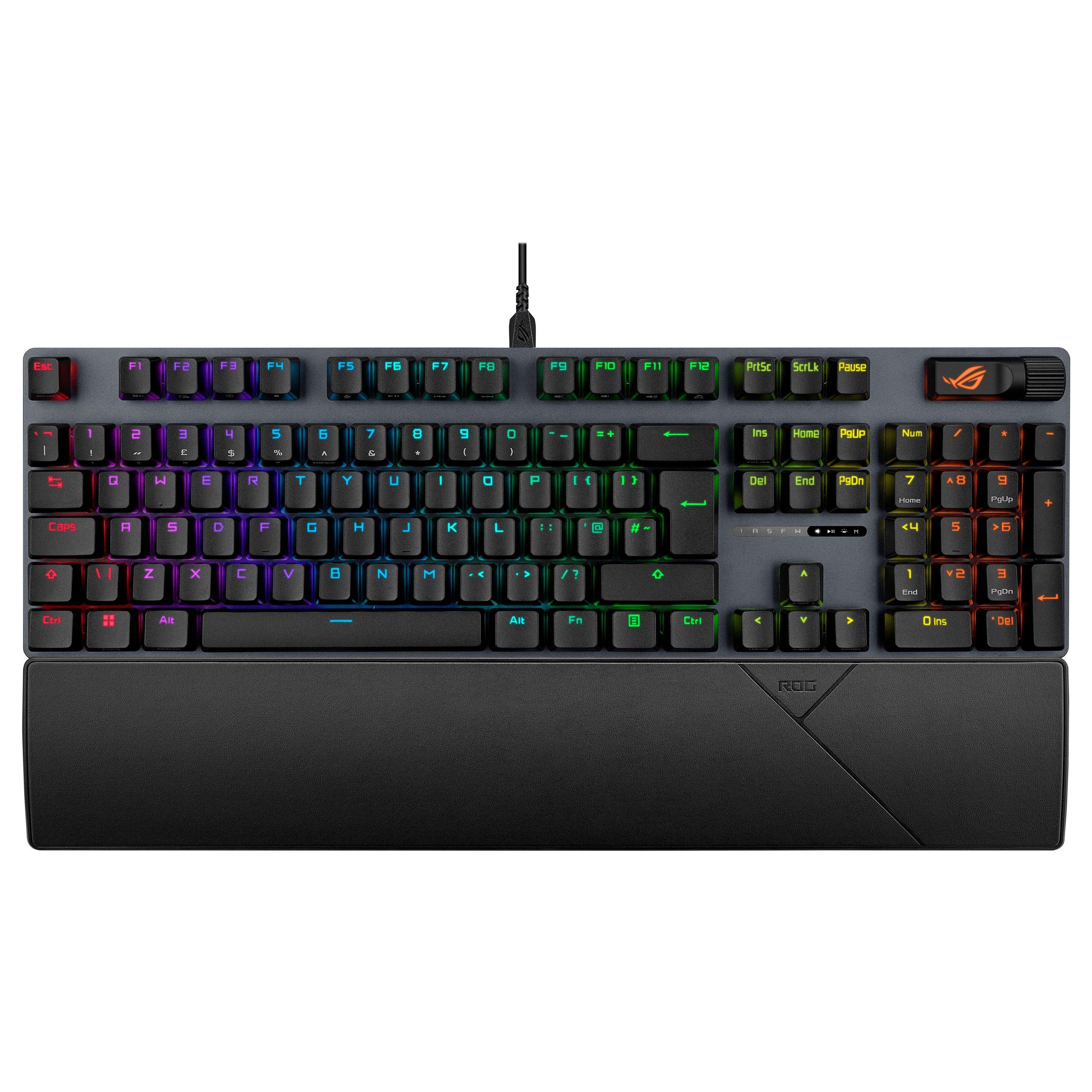 Black - ASUS - ASUS ROG Strix Scope II X Gaming Keyboard - 1
