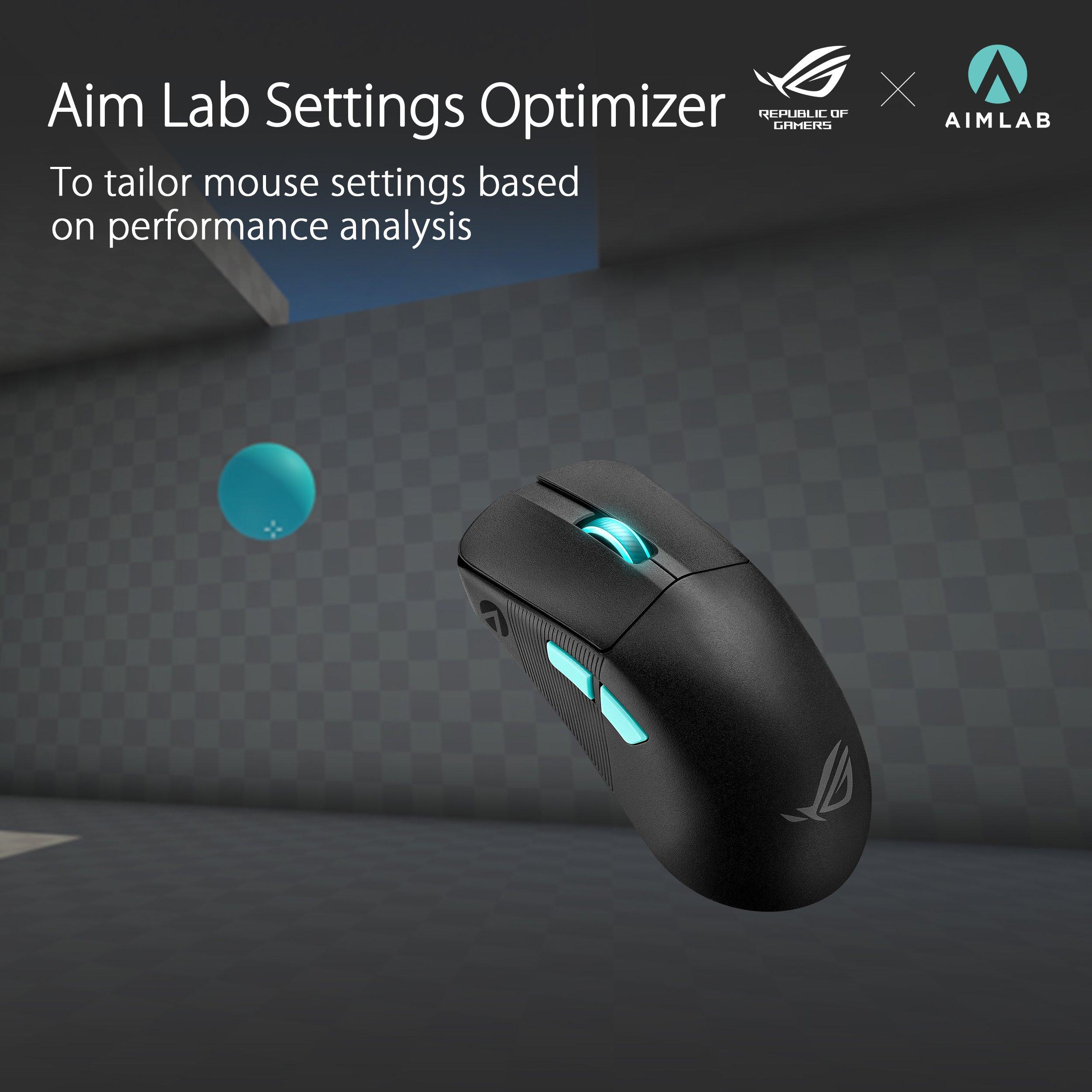 Black - ASUS - ASUS ROG Harpe Ace Aim Lab Edition Wireless Mouse - 8