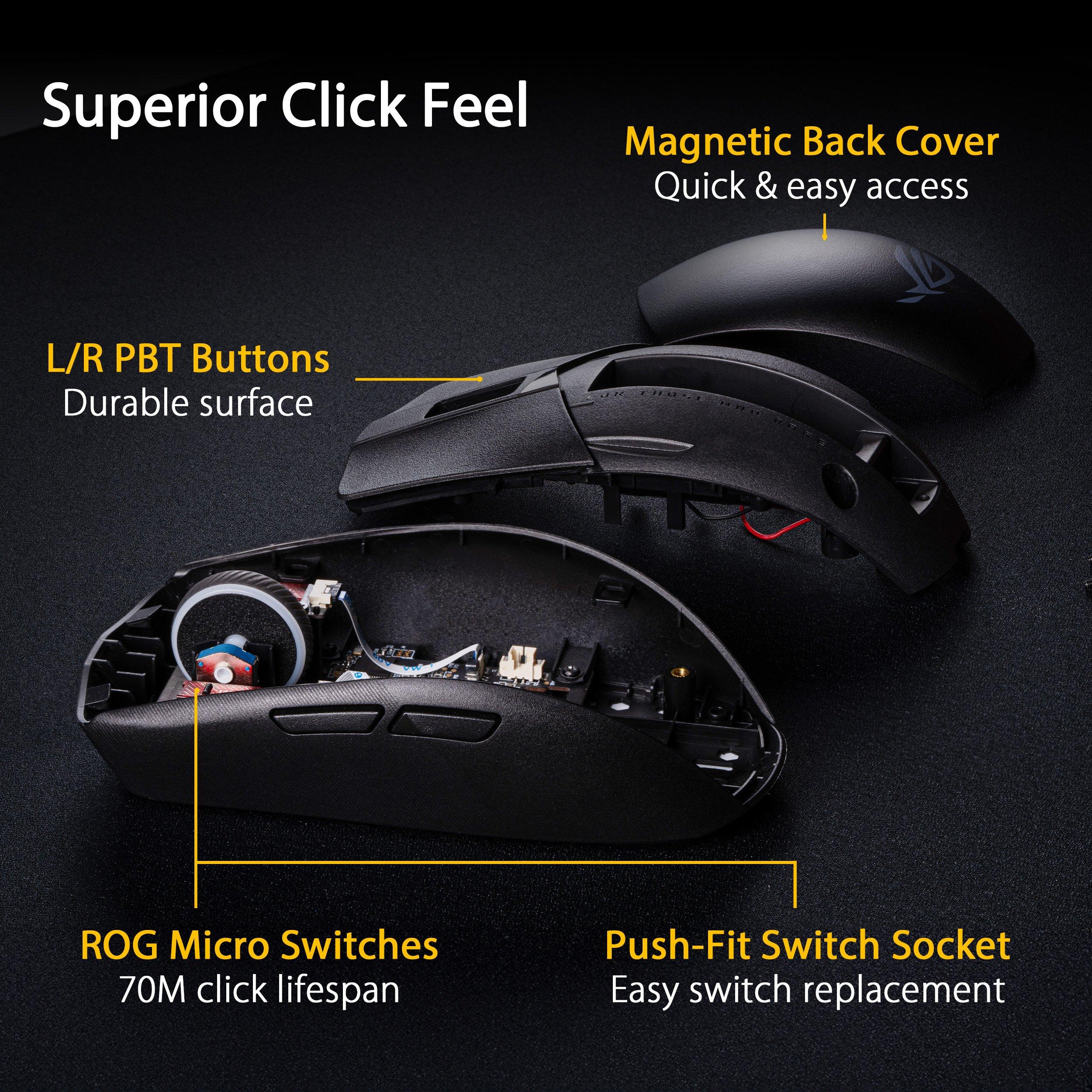 ASUS | ASUS ROG Strix Impact III Wireless Gaming Mouse | Sports Direct