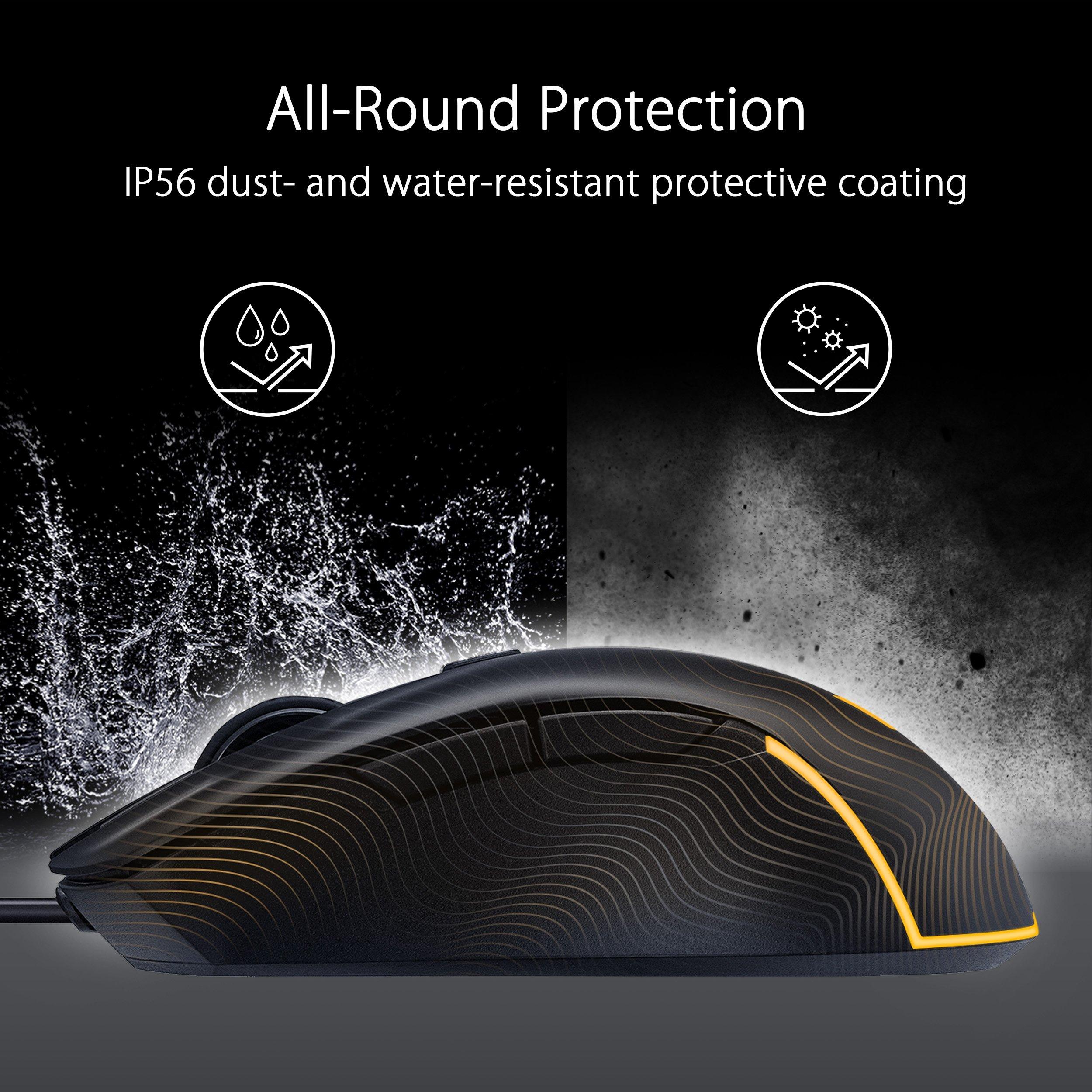 Nero - ASUS - ASUS TUF Wired M3 Gen II Gaming Mouse - 6