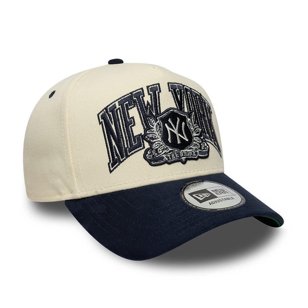 CREME NY/ MARINHO - New Era - Wordmark E-Frame Adjustable Cap - 3
