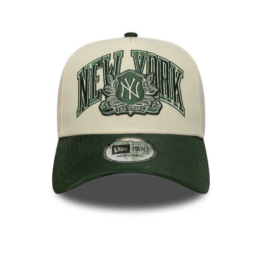 NY Cream/Green - New Era - E-Frame Wordmark Adjustable Cap - 2