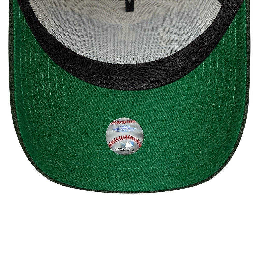 NY Cream/Green - New Era - E-Frame Wordmark Adjustable Cap - 5