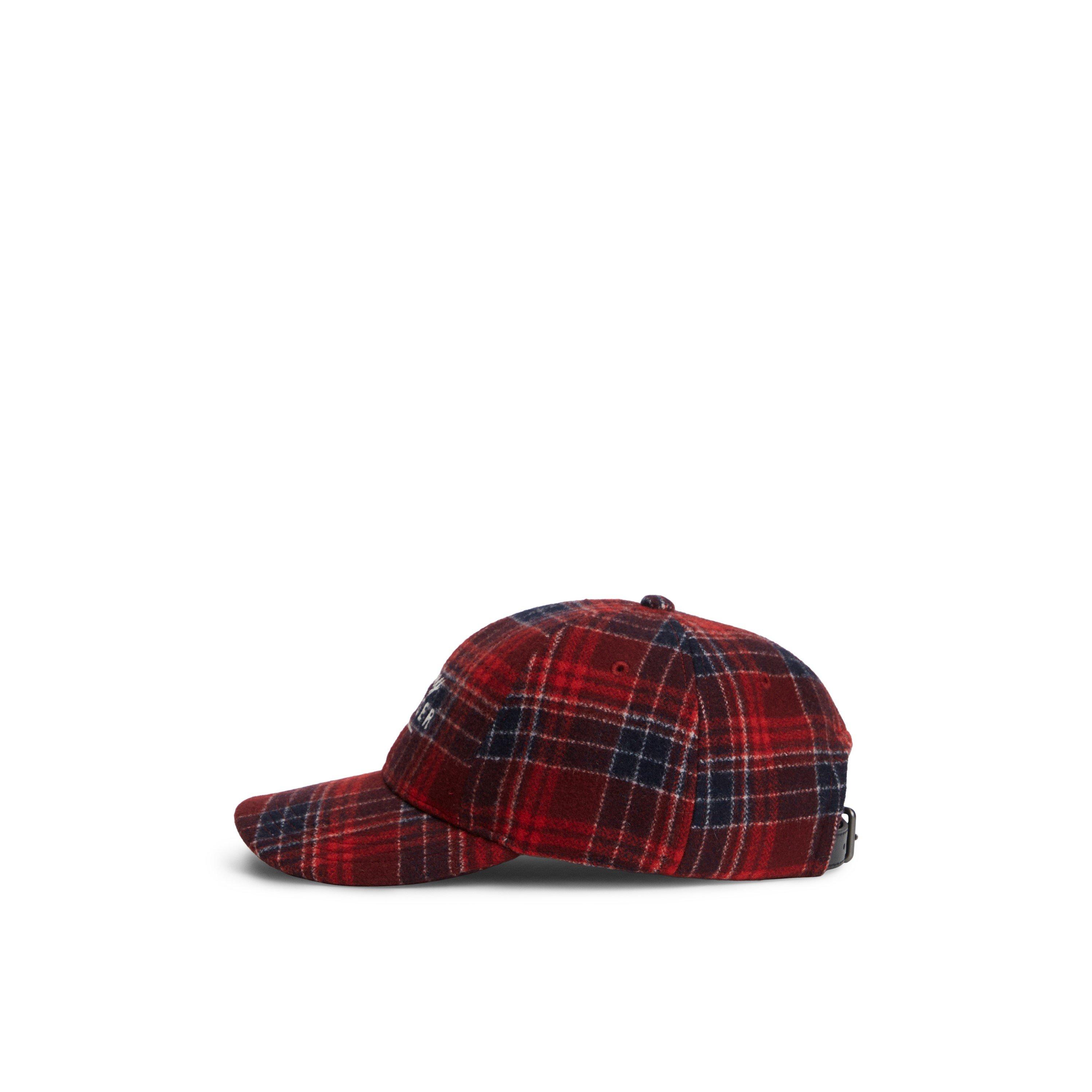Med Red Check - Tommy Hilfiger - Tommy Flag Check Cap 64 - 2