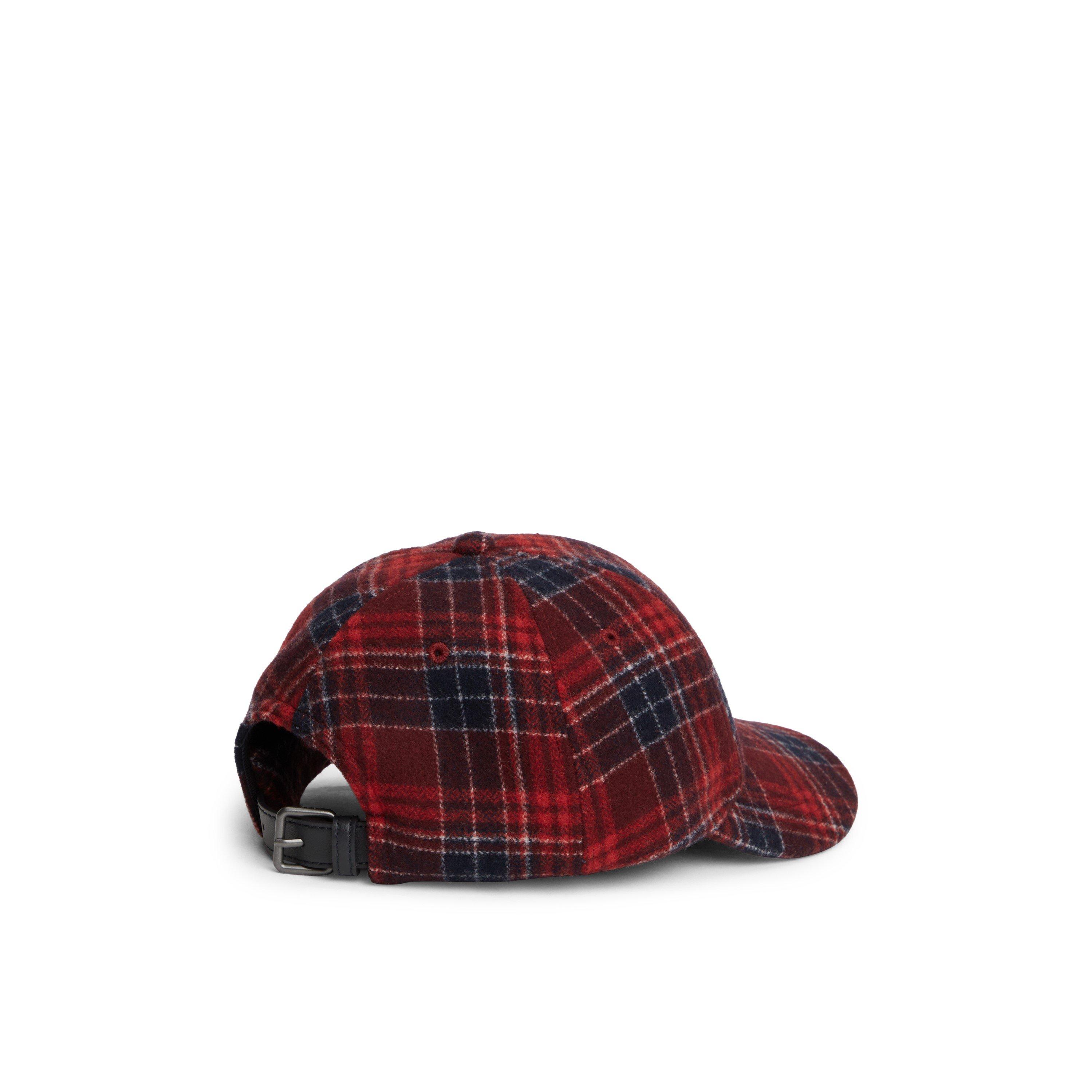 Med Red Check - Tommy Hilfiger - Tommy Flag Check Cap 64 - 3