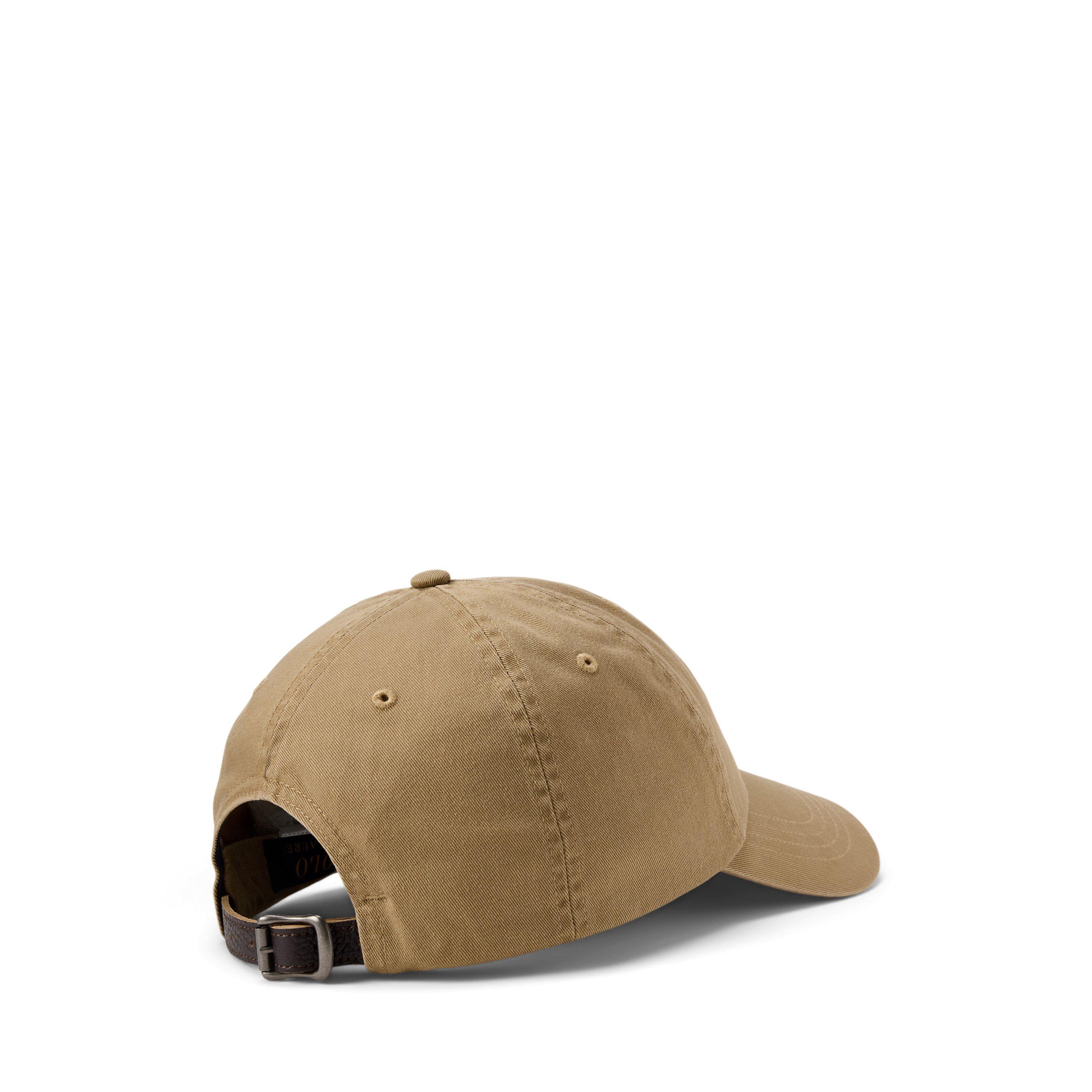 Desert Khaki - Polo Ralph Lauren - Text Woven Cotton Baseball Cap - 2