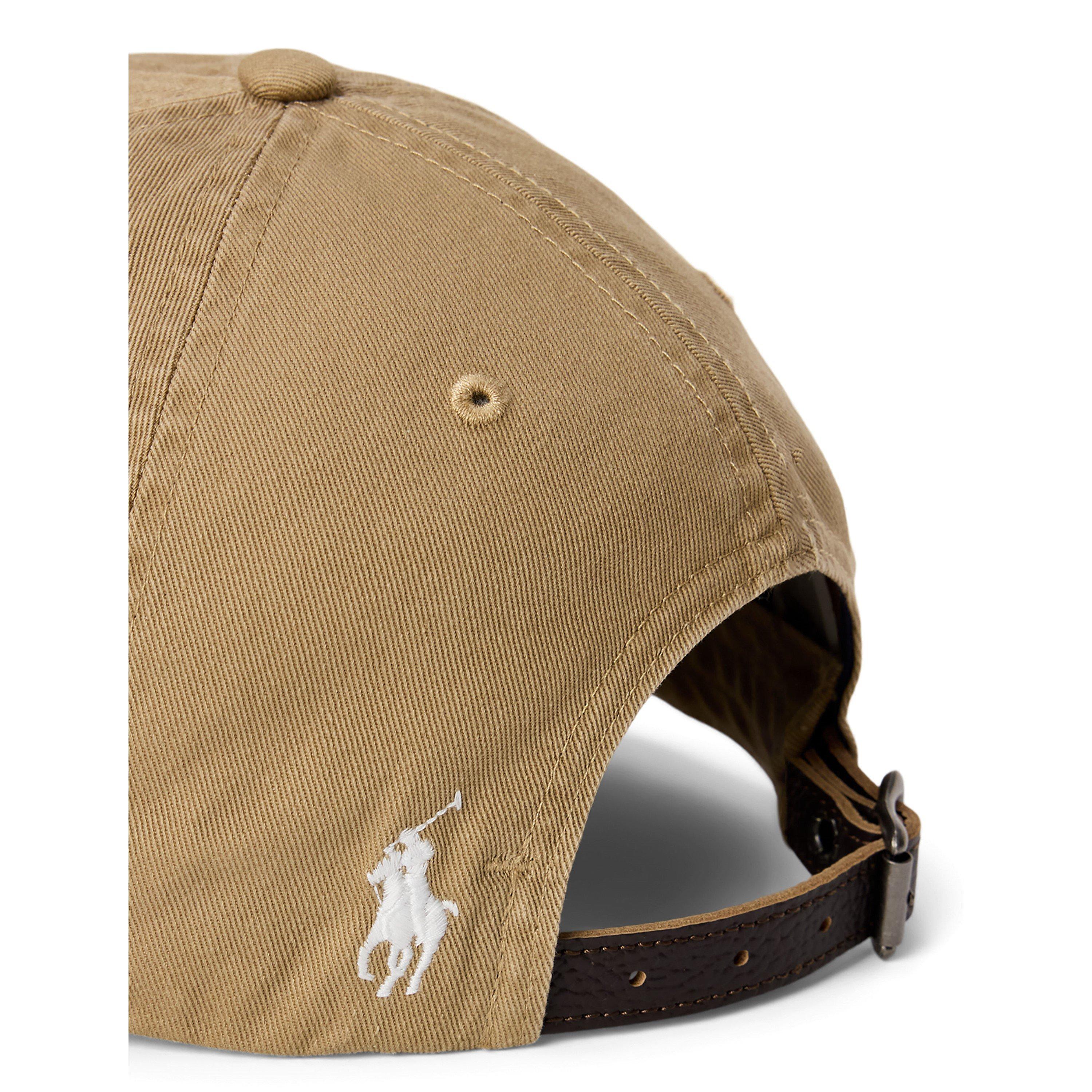 Desert Khaki - Polo Ralph Lauren - Text Woven Cotton Baseball Cap - 3