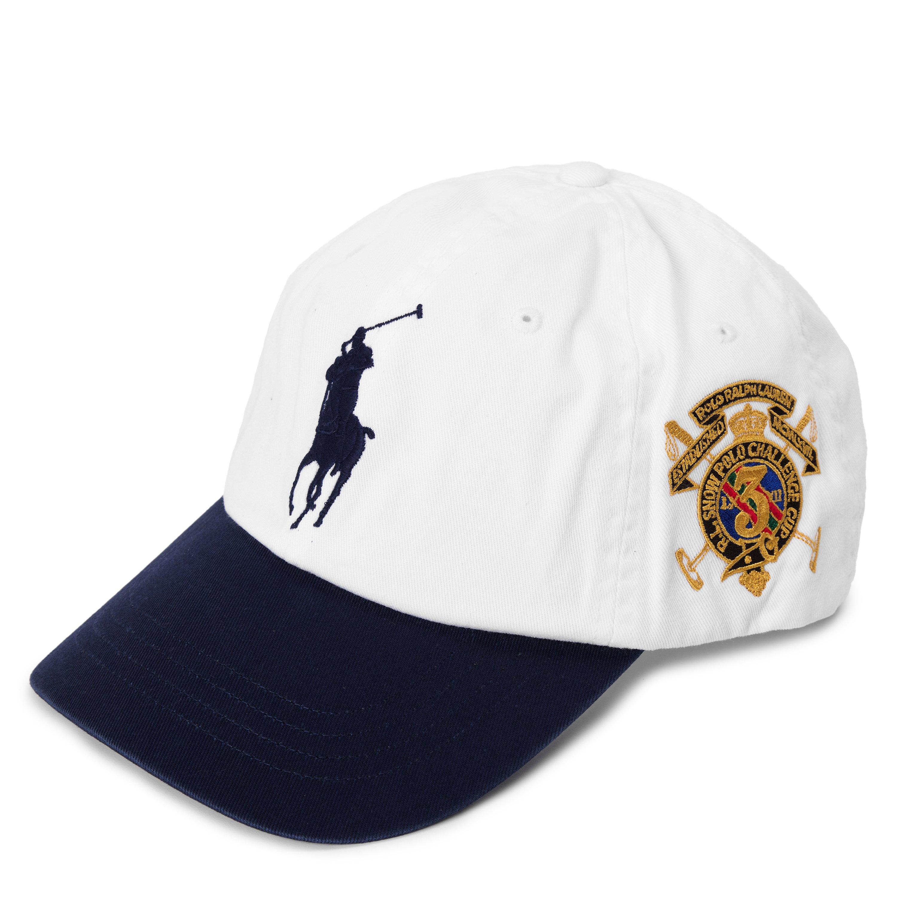White/NwprtNavy - Polo Ralph Lauren - Polo PP 3 Woven Cap 64 - 1