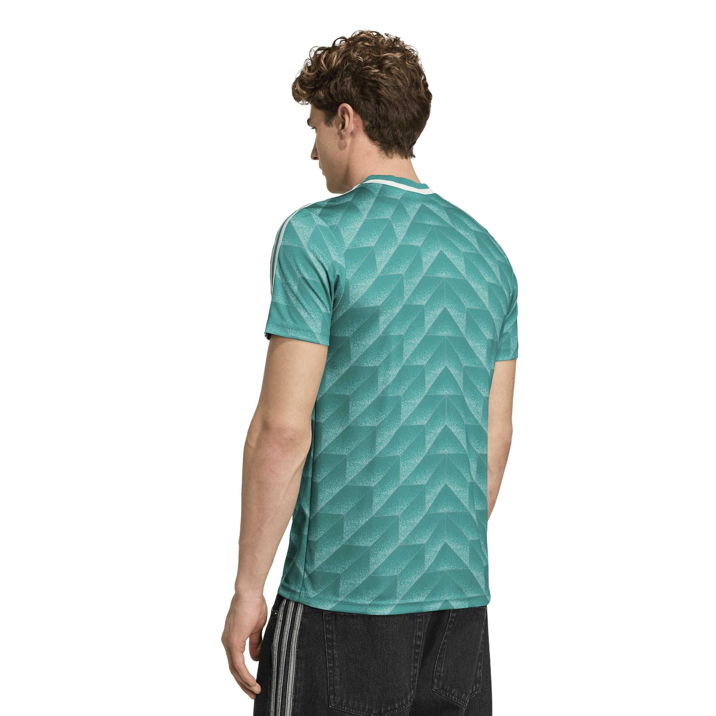 Green/White - adidas - Germany Away Jersey 1990 - 4