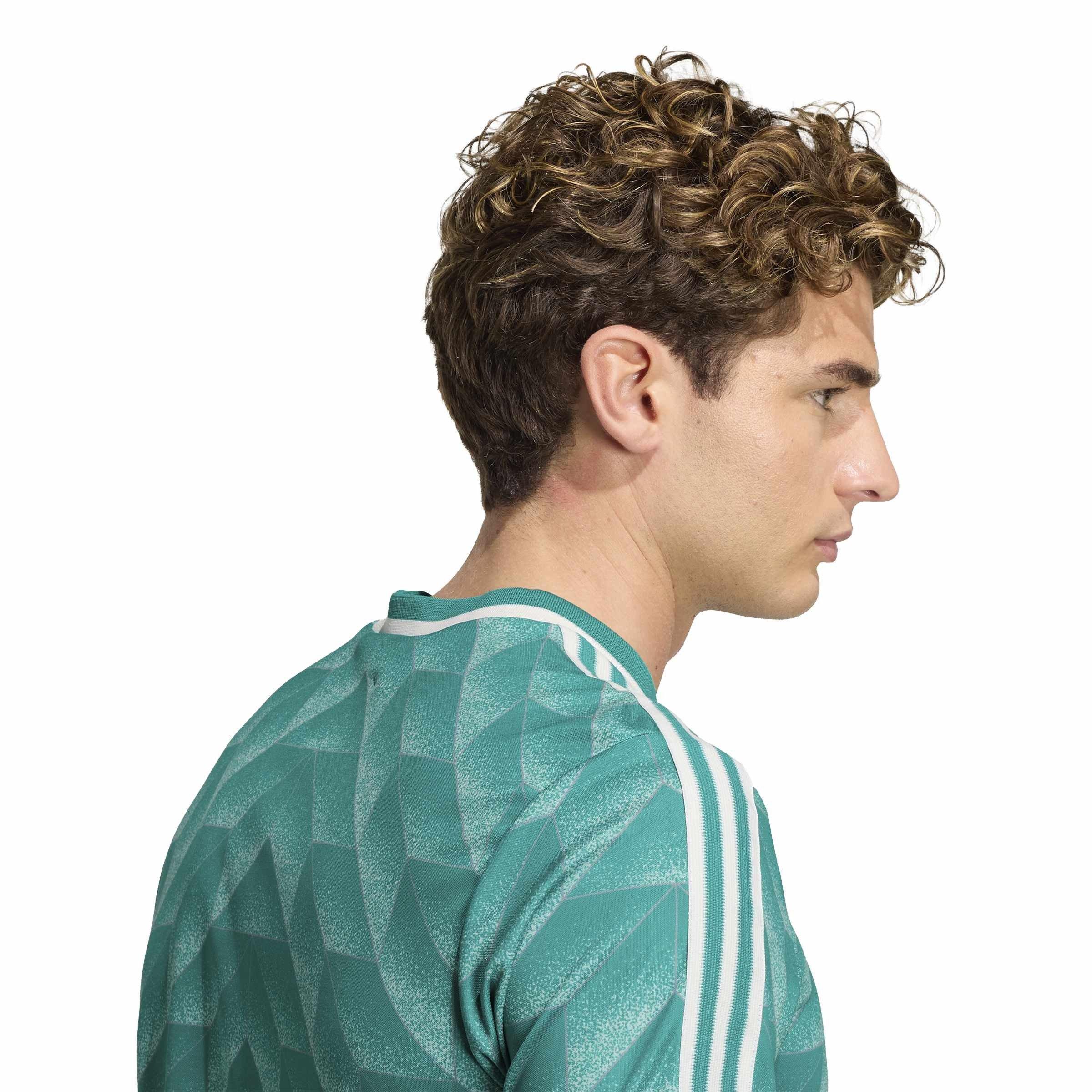 Green/White - adidas - Germany Away Jersey 1990 - 6