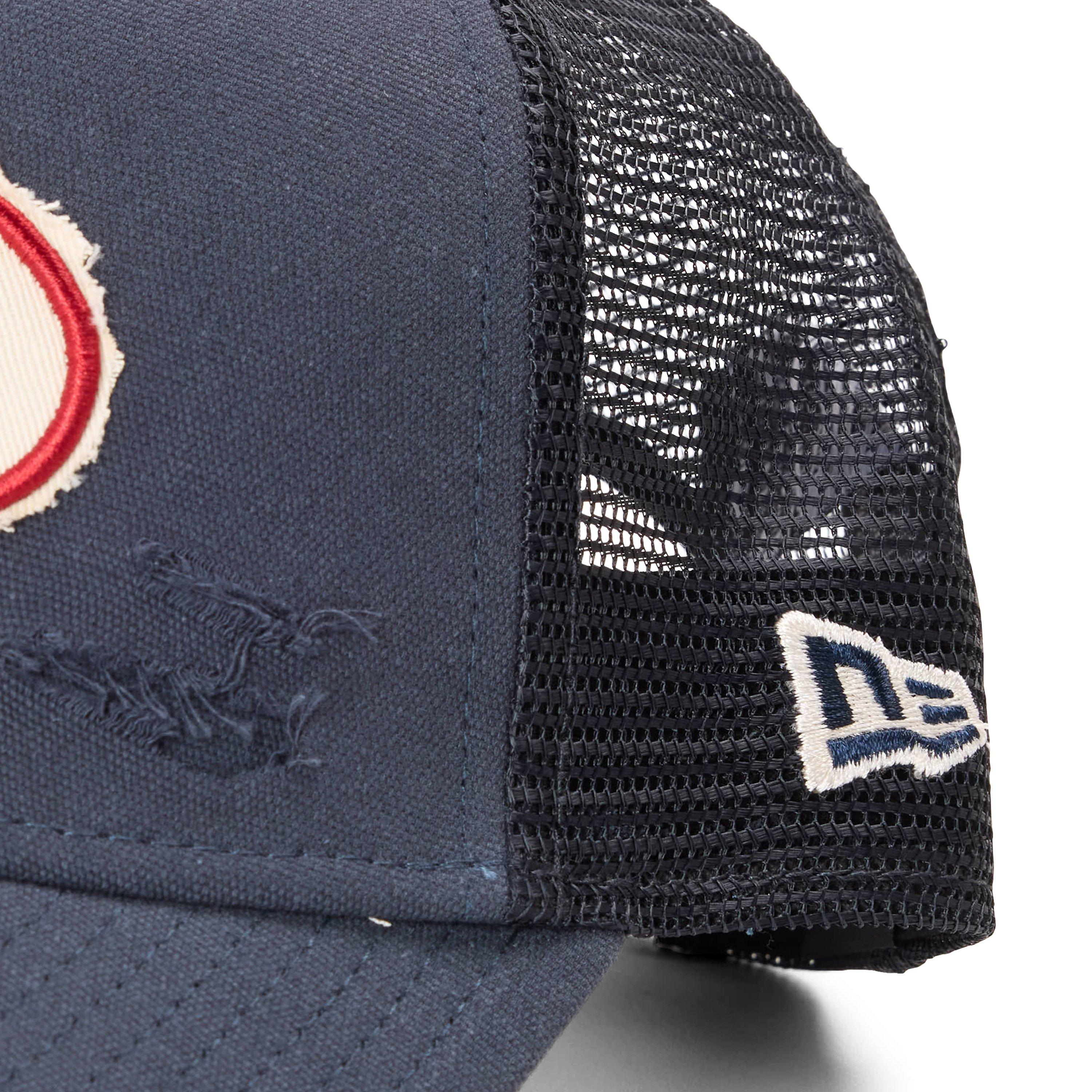 Navy - New Era - Men's Patch Trucker Baseball Cap - 3