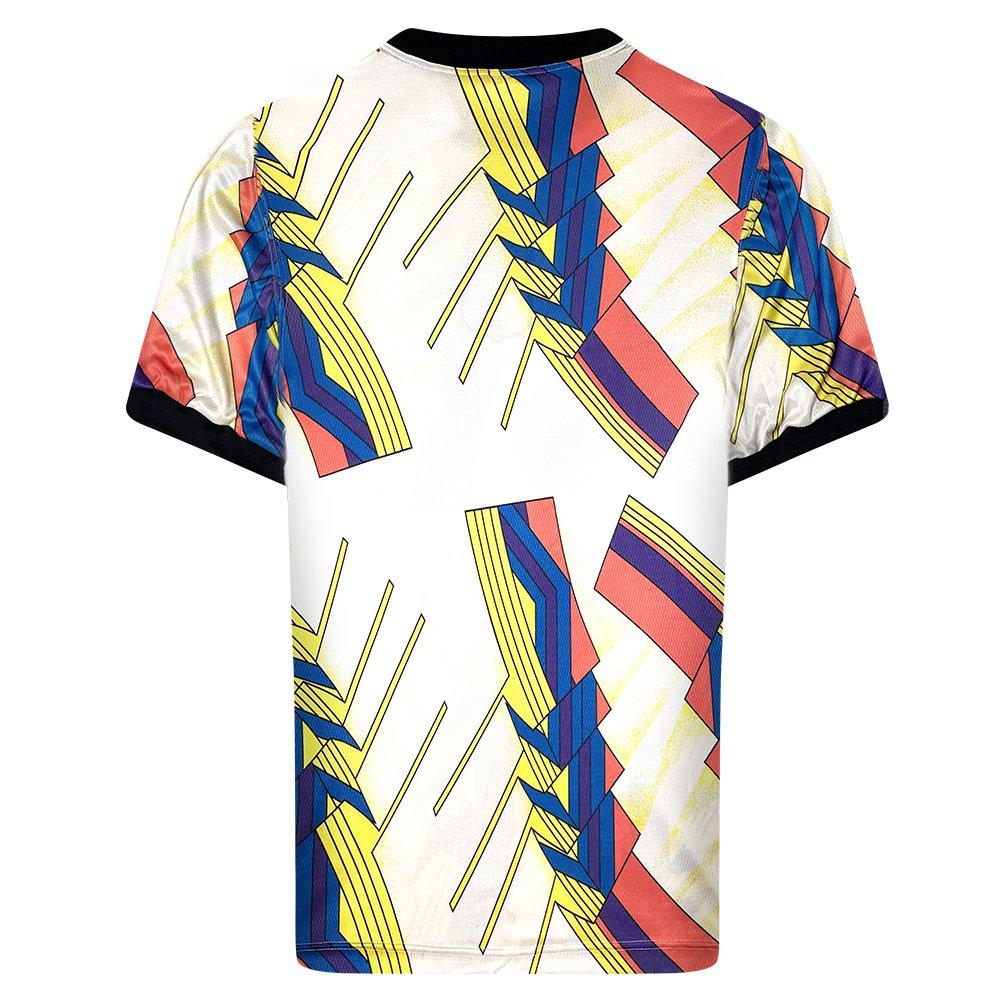 White/Blue - Score Draw - Men's Scotland 1994 Home Goalkeeper International Licensed Retro Football Shirt - 2