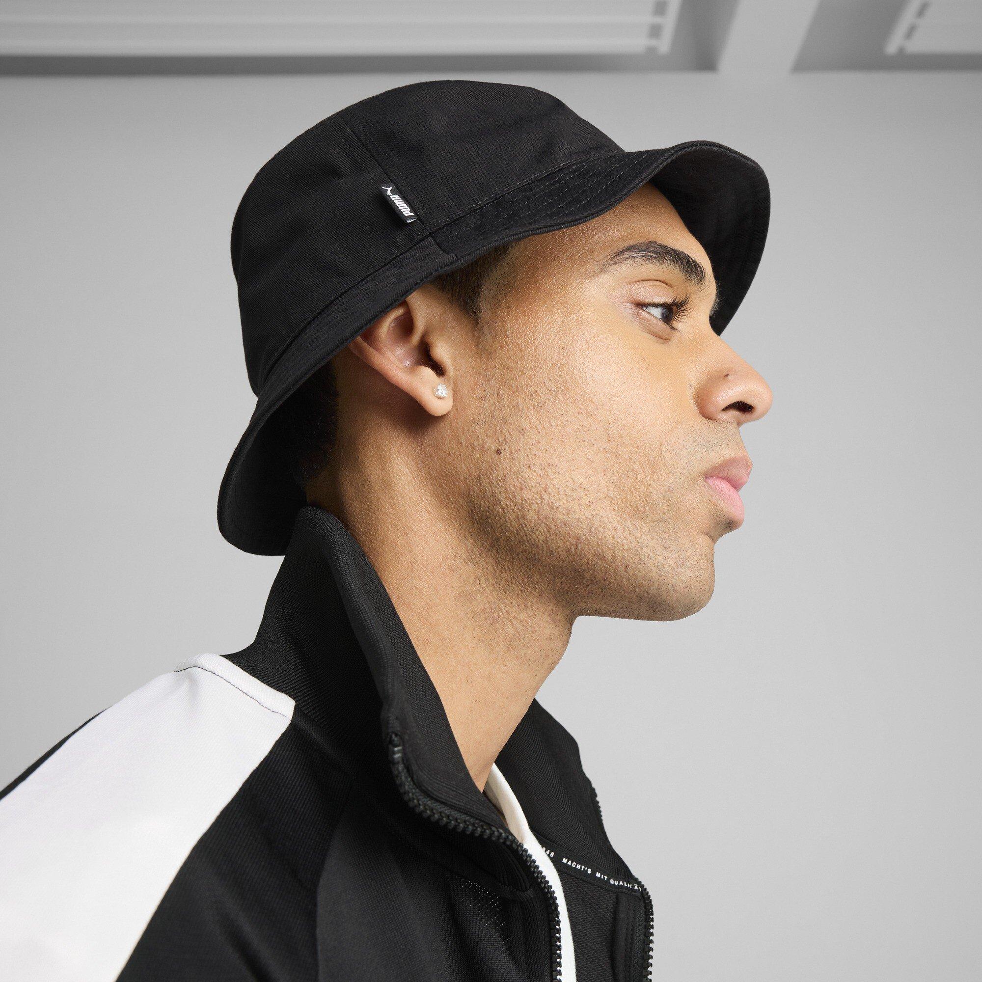 Negro Puma - Puma - Puma Ess No.1 Logo Bucket Hat Unisex Adults - 4