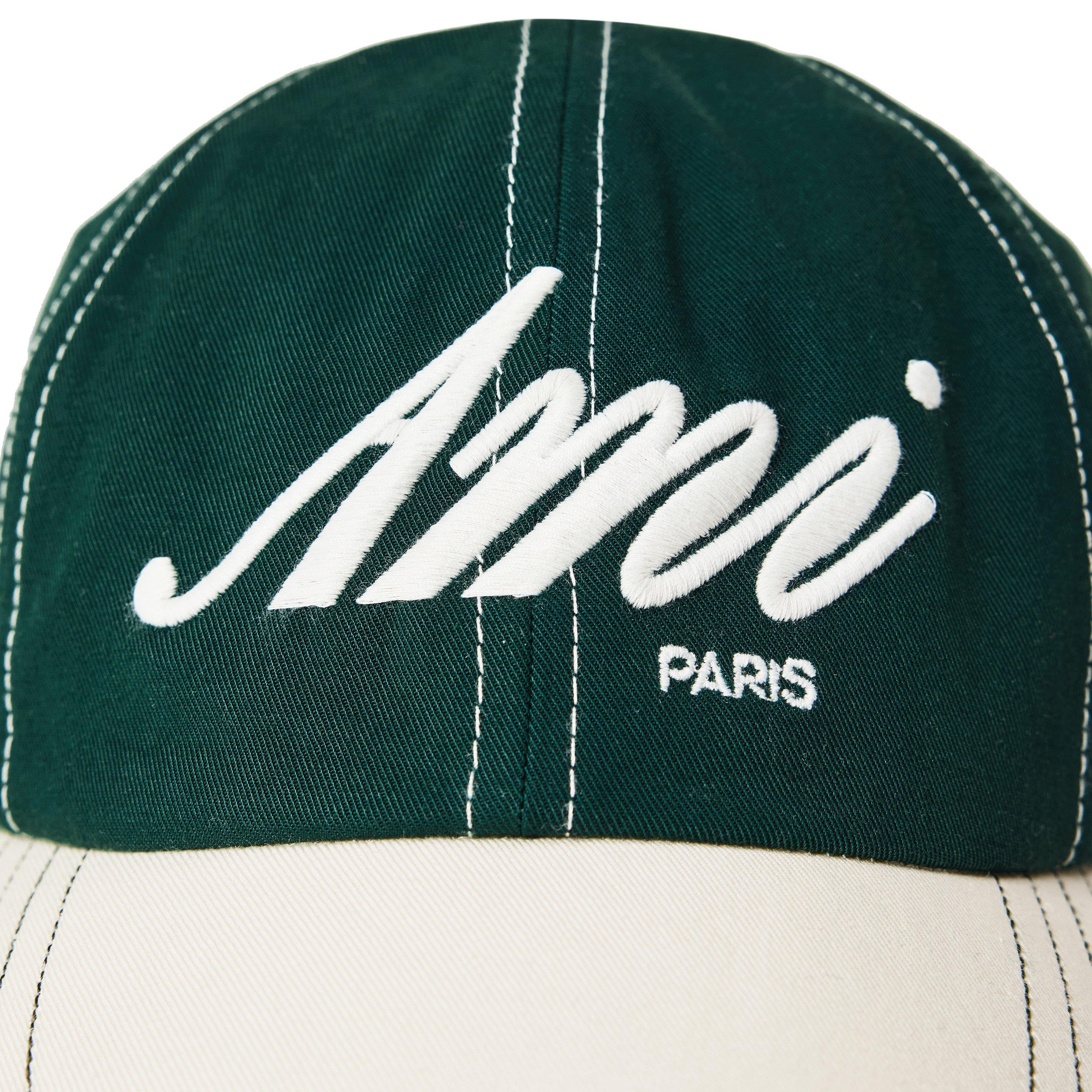 Bottle Green - Ami Paris - Ami Bicolor Cap Sn64 - 3