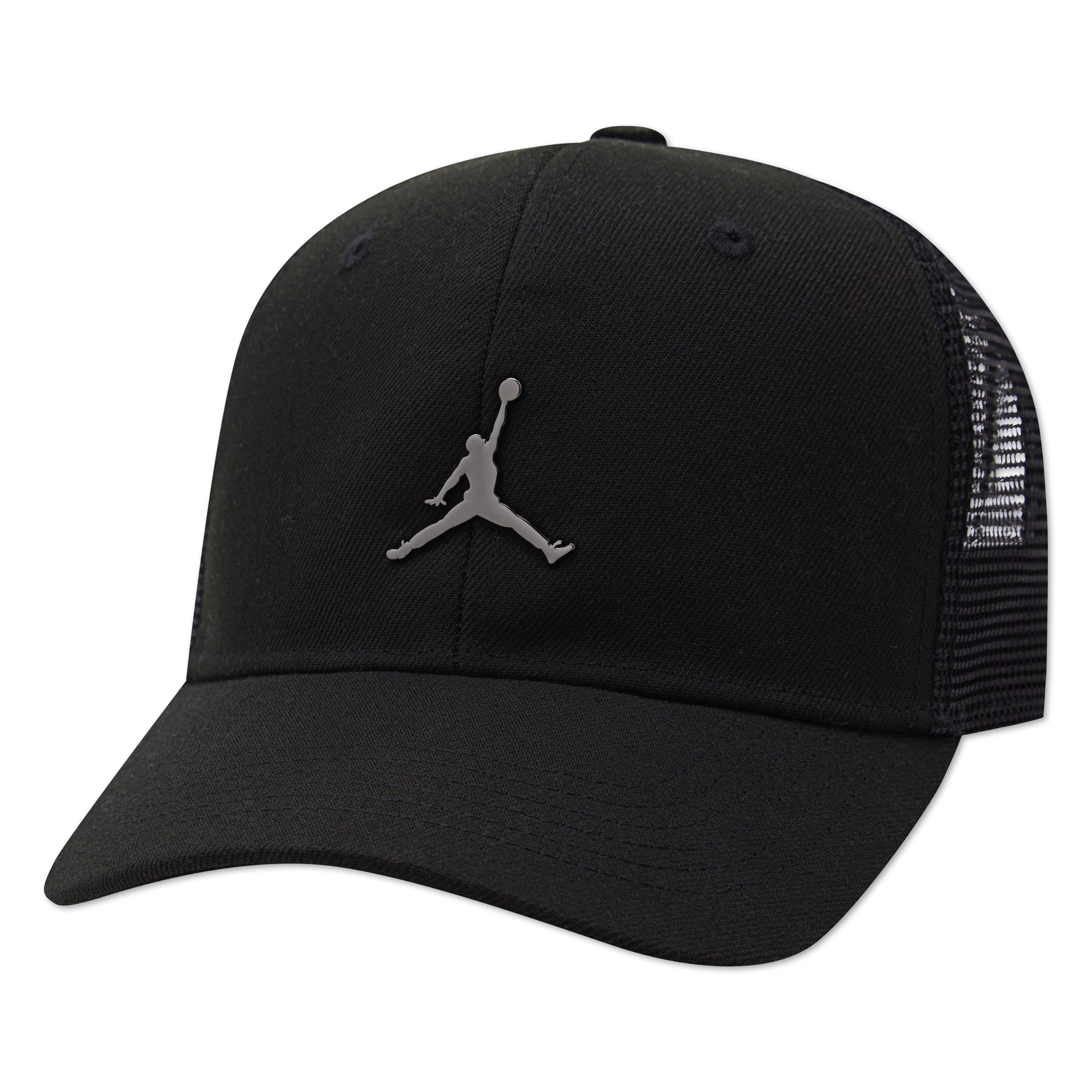 Black - Air Jordan - Metal Trucker Baseball Cap - 1