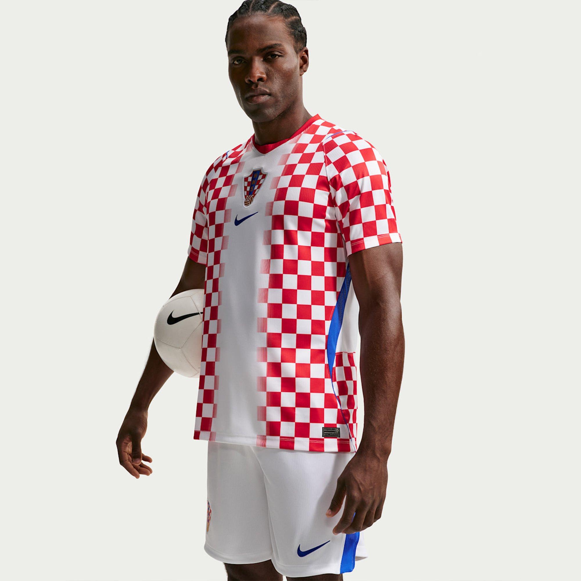 Wht/Red/Royal - Nike - Men's Croatia Home International Football Shirt - 4