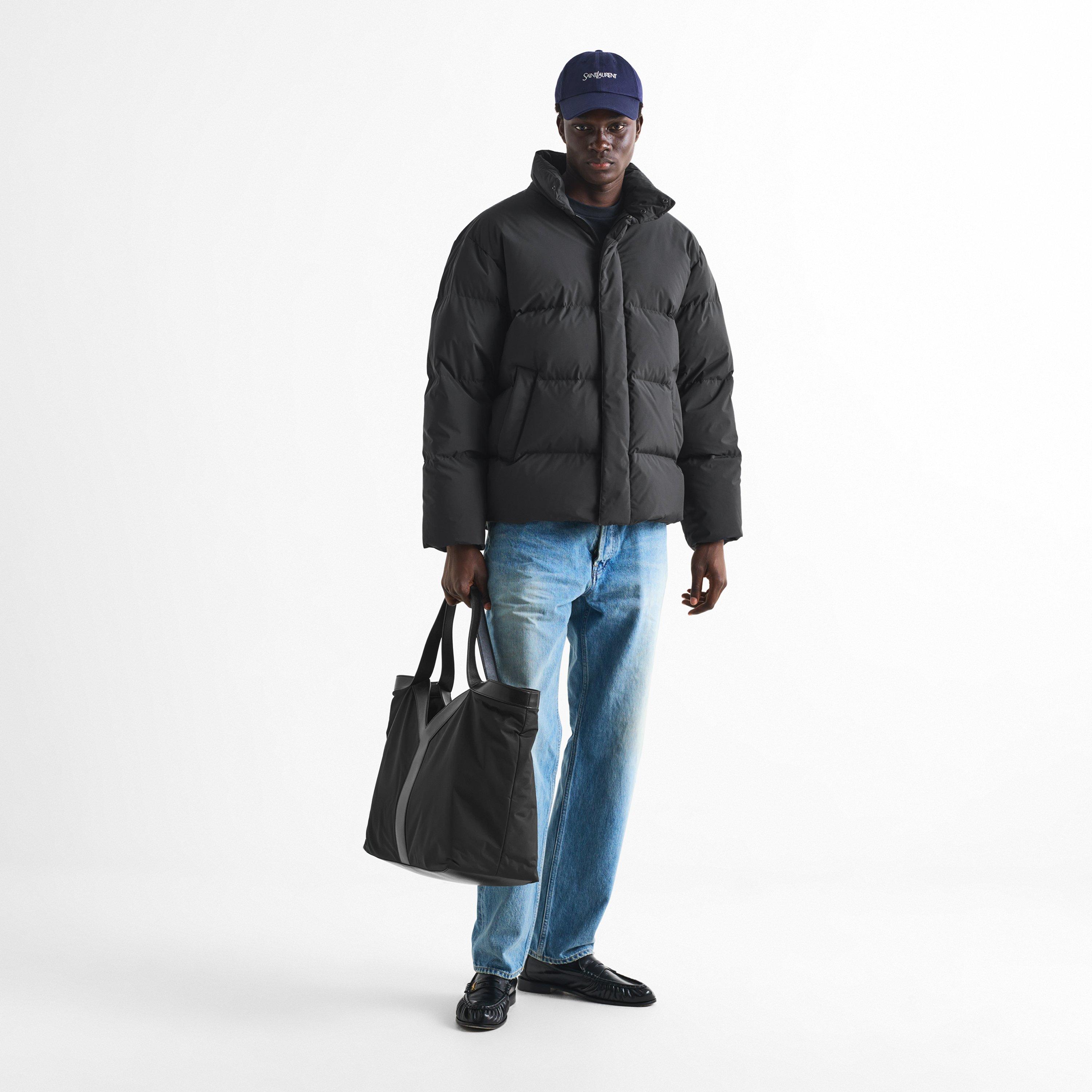 Navy - Saint Laurent - Men's Logo Cotton Baseball Cap - 4