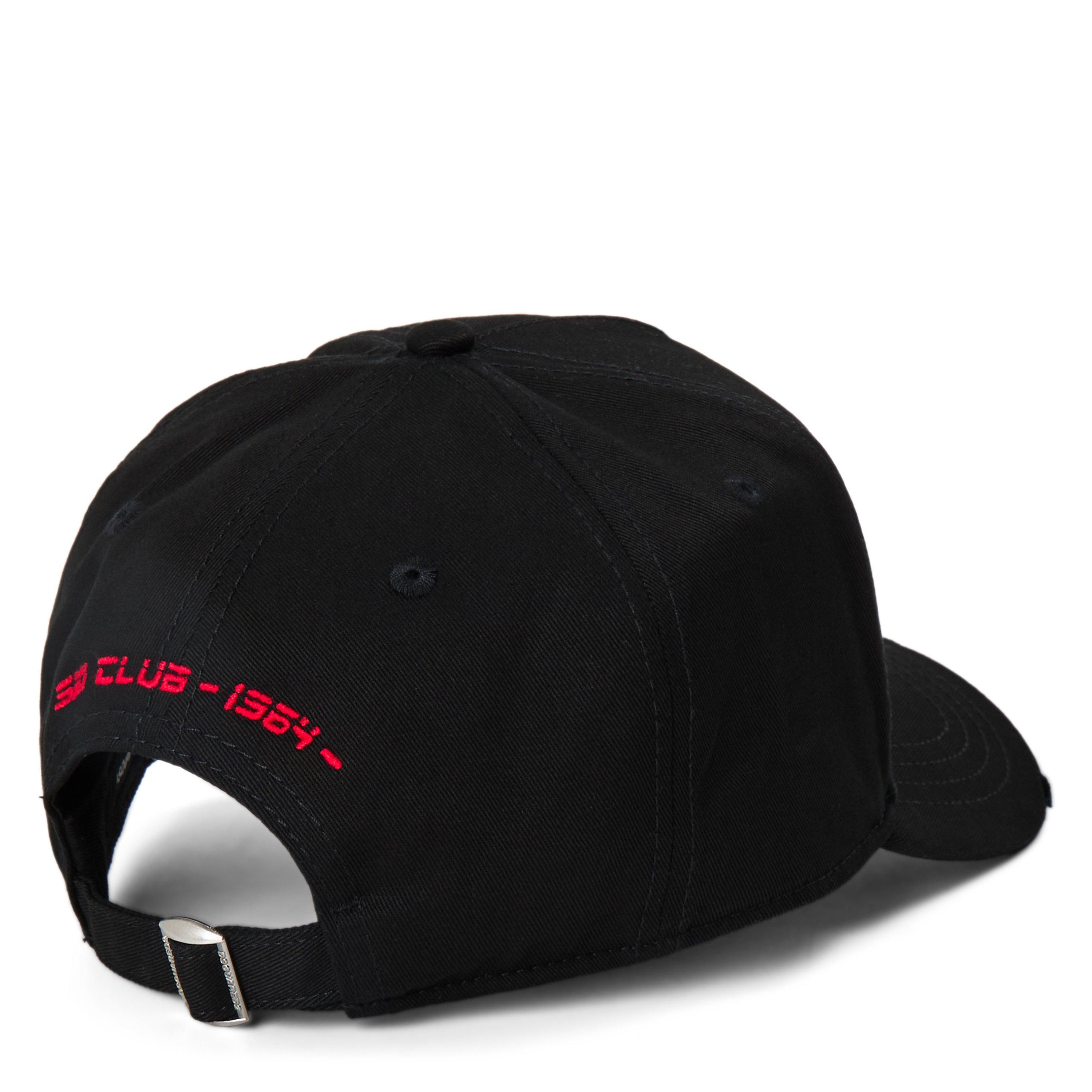 Black - DSquared2 - DSQ Club Cap Sn64 - 2