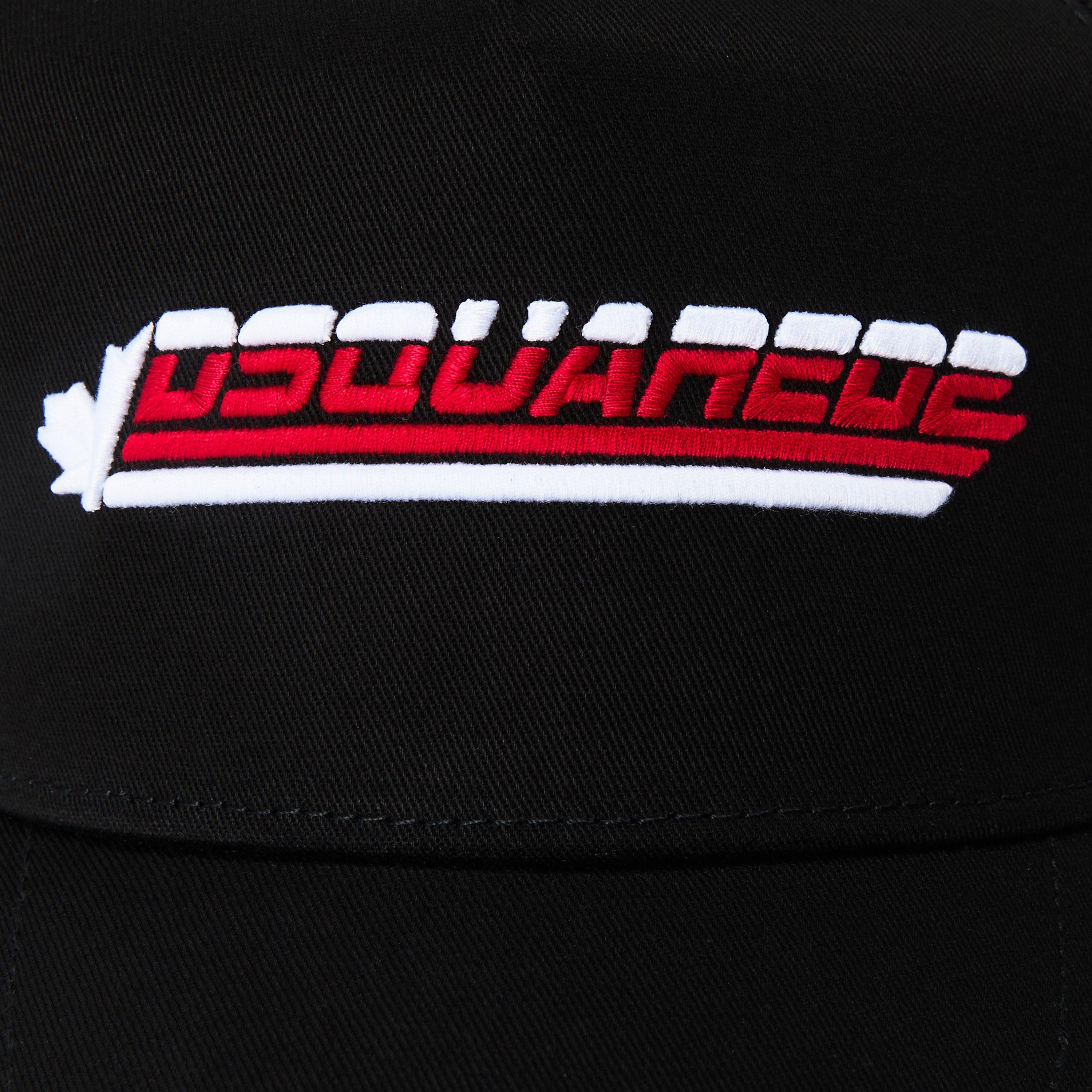 Black - DSquared2 - DSQ Club Cap Sn64 - 3