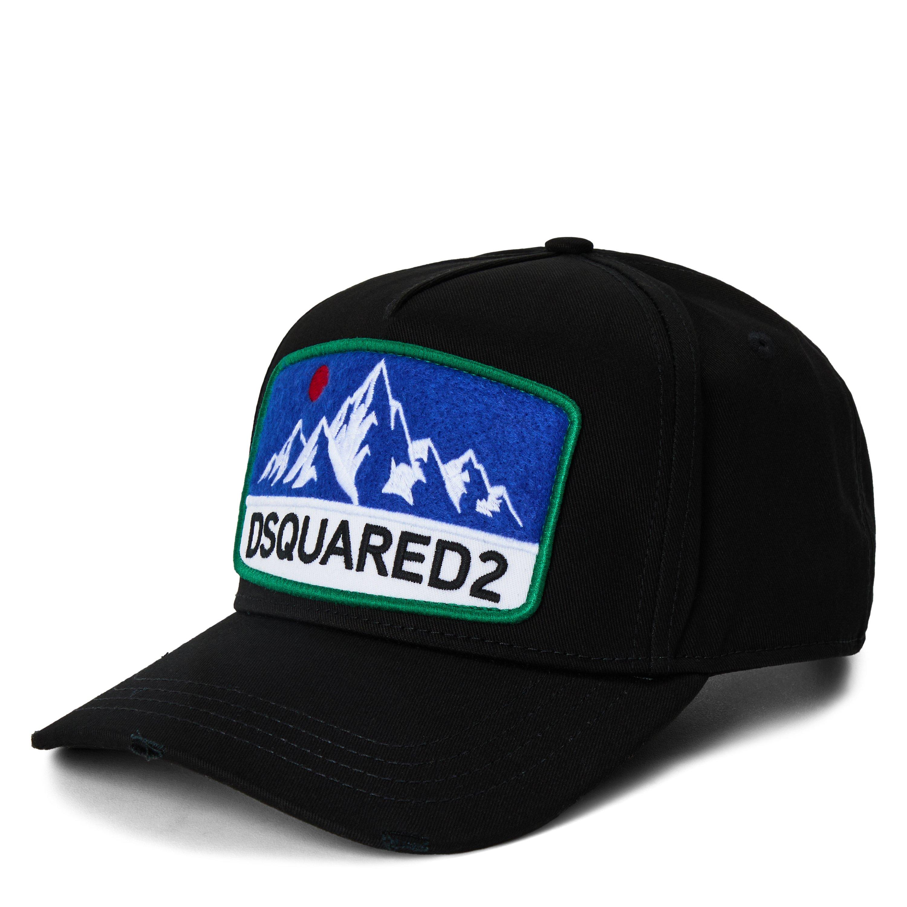 Black - DSquared2 - DSQ D2 Patch Cap Sn64 - 1