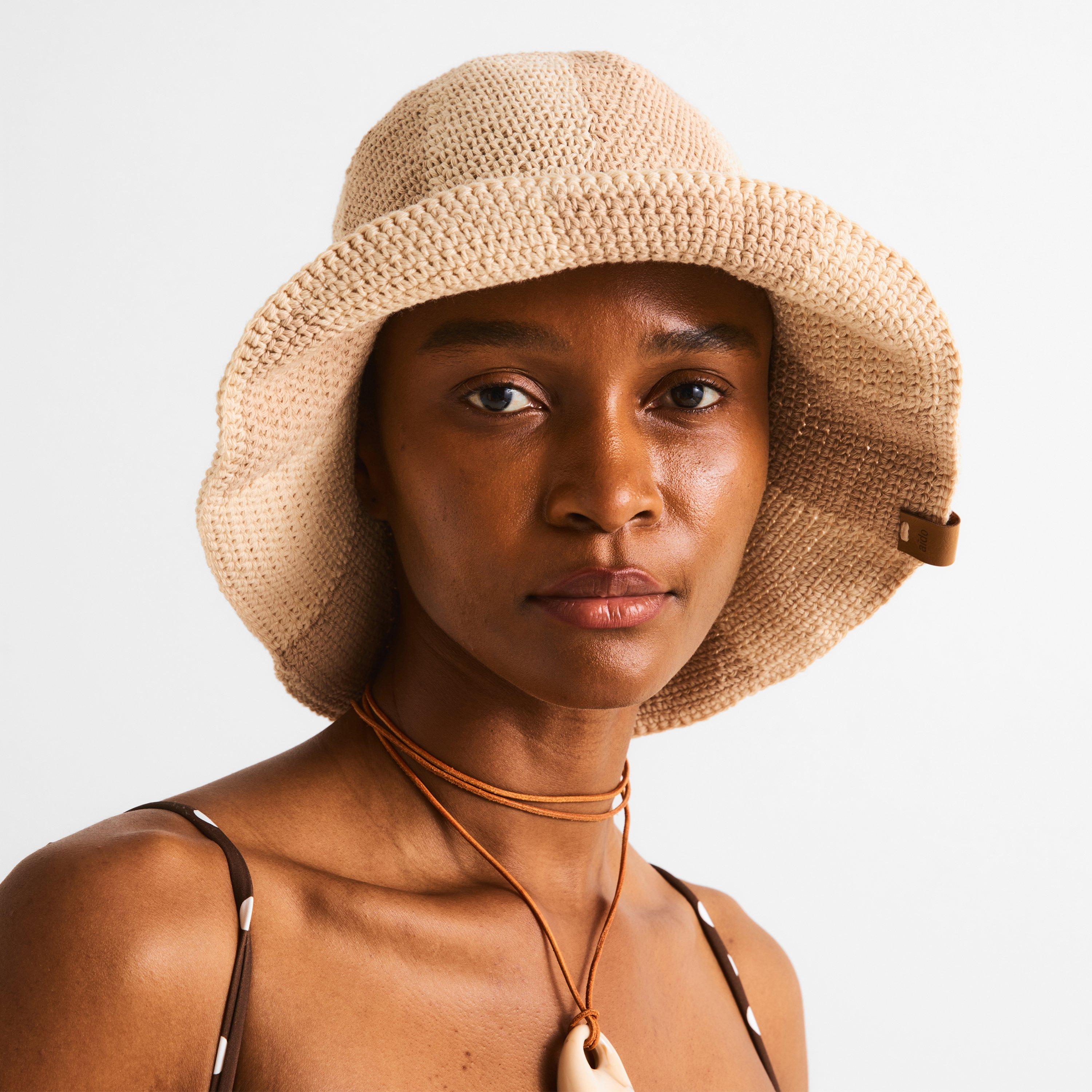 Beige - Desierto - Women's IceCream Floppy Hat - 3