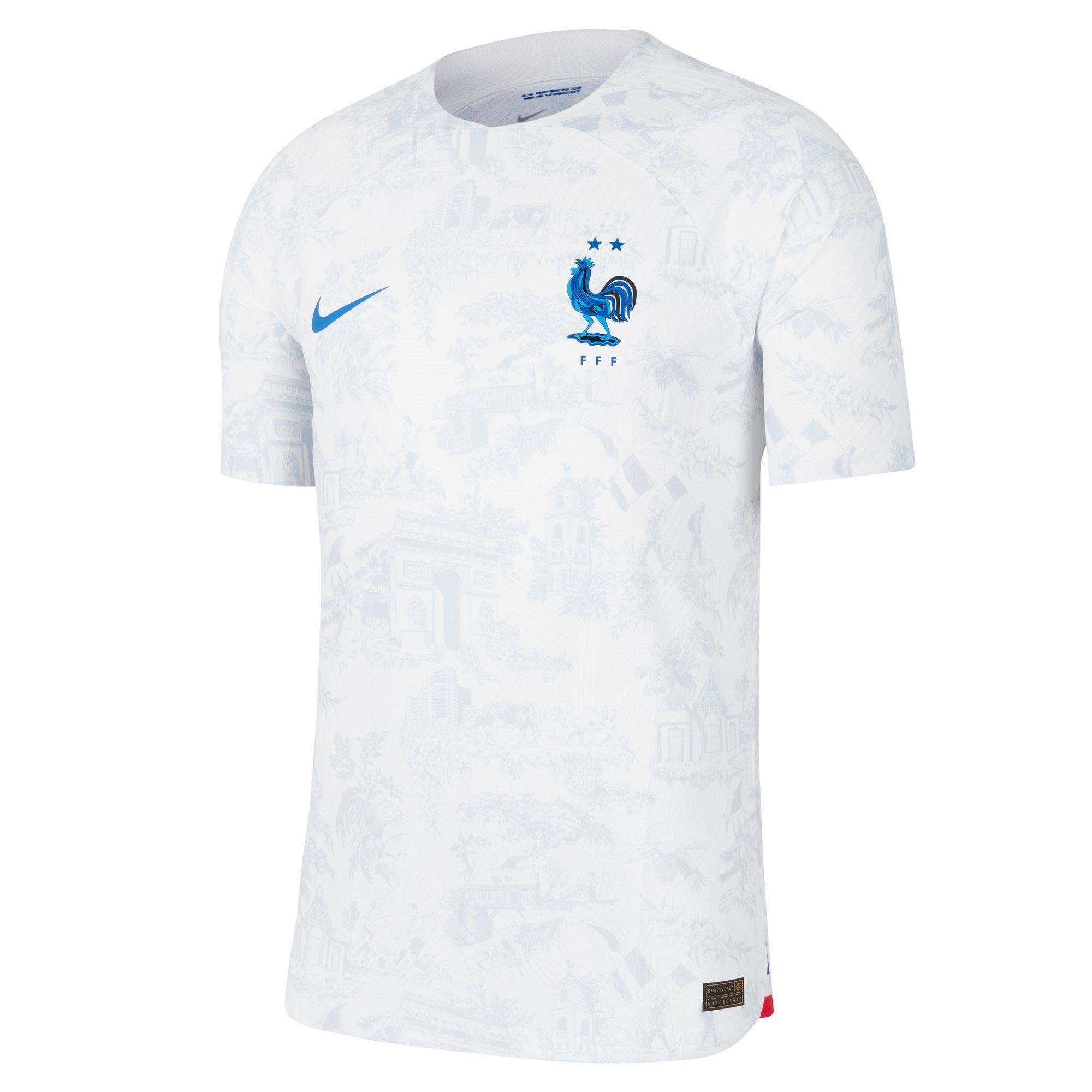 White/White/Whi - Nike - France 2022 Away Shirt Adults - 1
