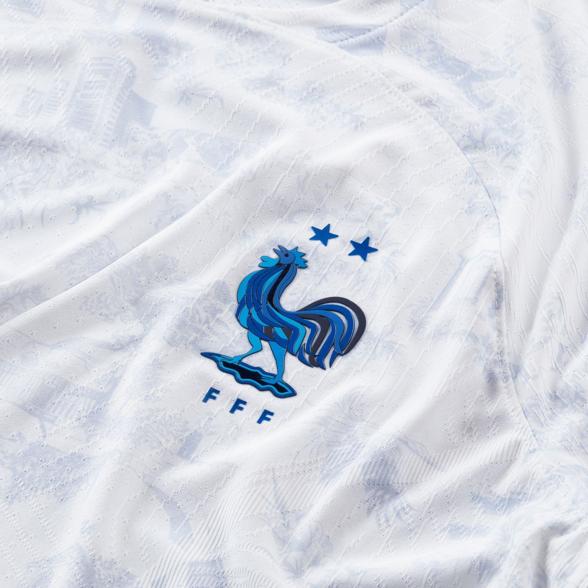 White/White/Whi - Nike - France 2022 Away Shirt Adults - 11