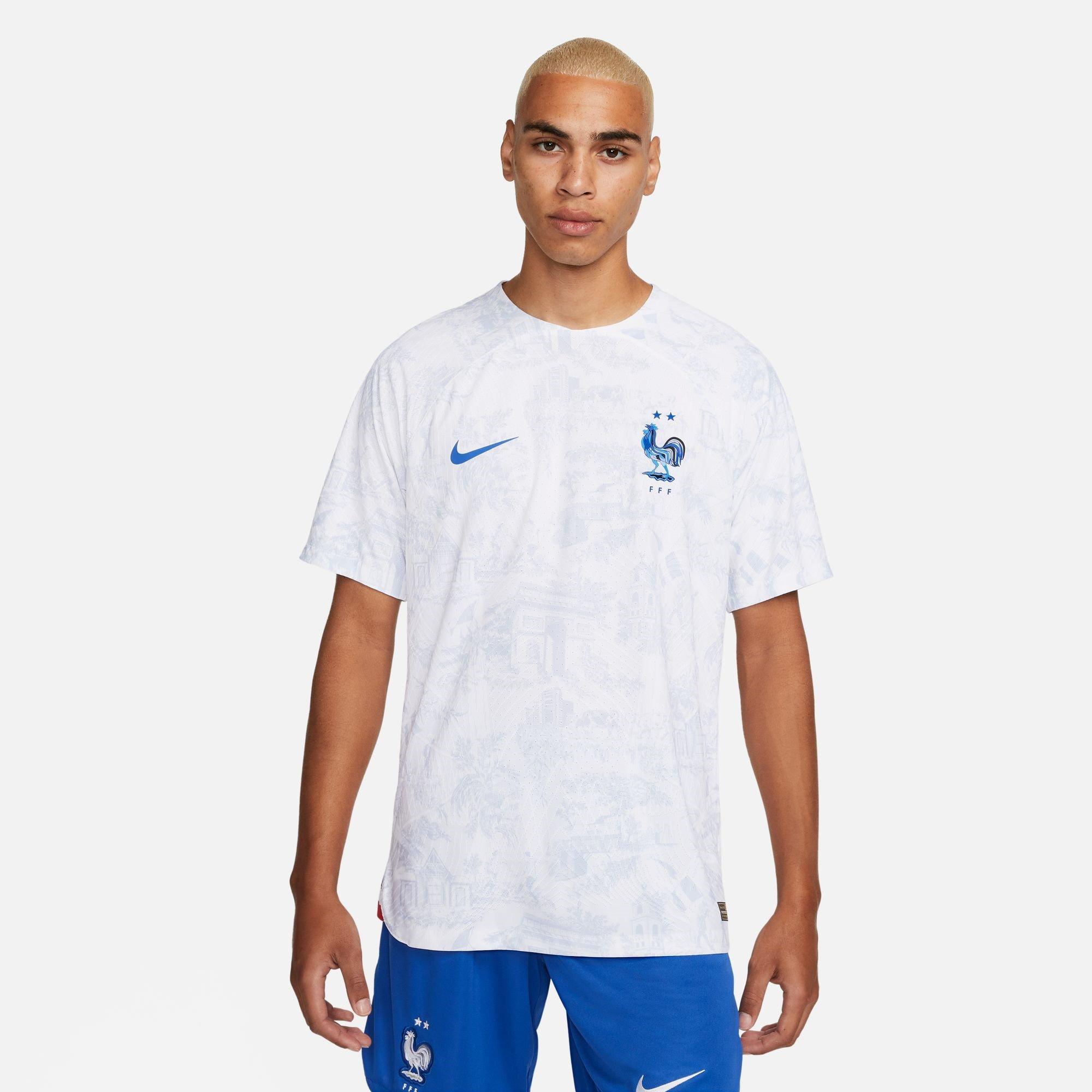 White/White/Whi - Nike - France 2022 Away Shirt Adults - 3