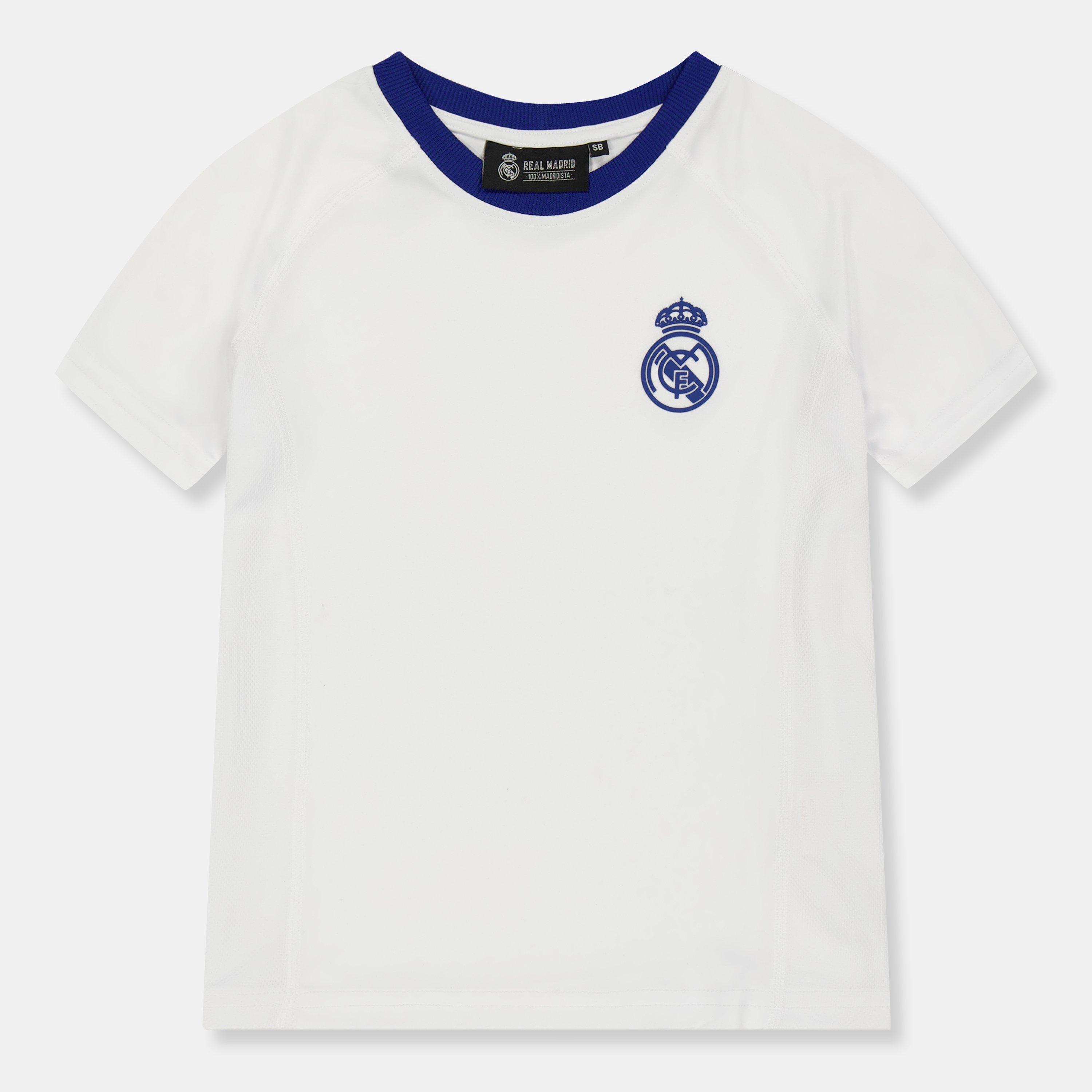 White/Blue - Source Lab - adidas Real Madrid Short-Sleeve T-Shirt - 1