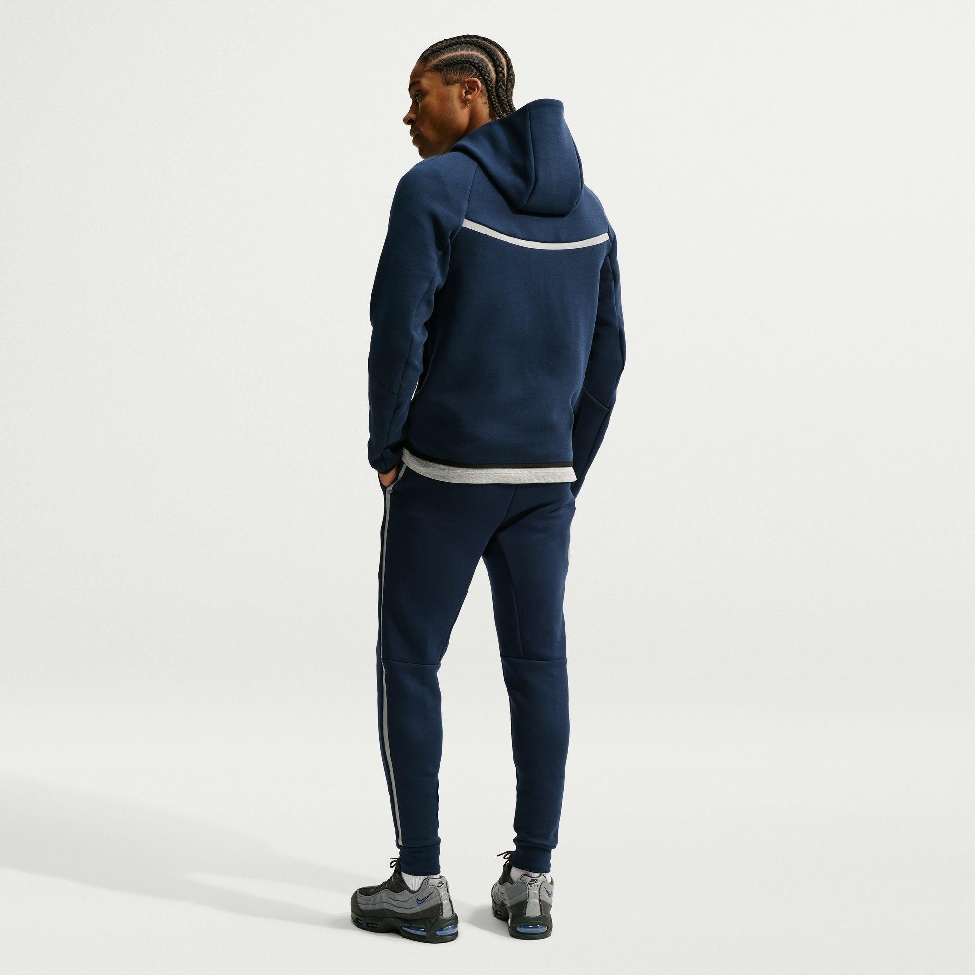 Blau/Silber - Nike - Nike CFC TchFlc Hood Sn64 - 7