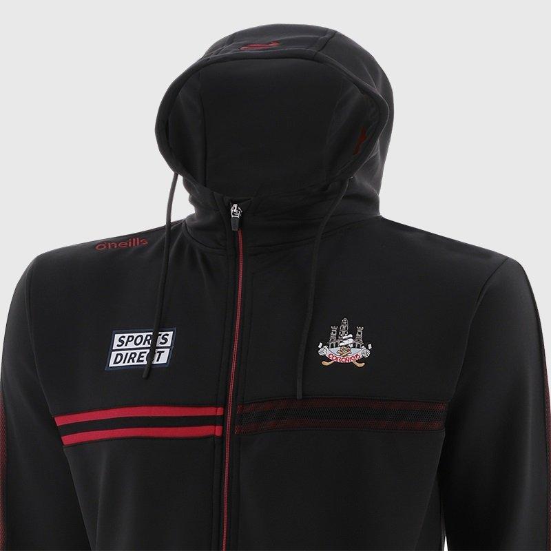 Blk/Chilli/Rhod - ONeills - Nepal Cork Full Zip Top Junior - 2