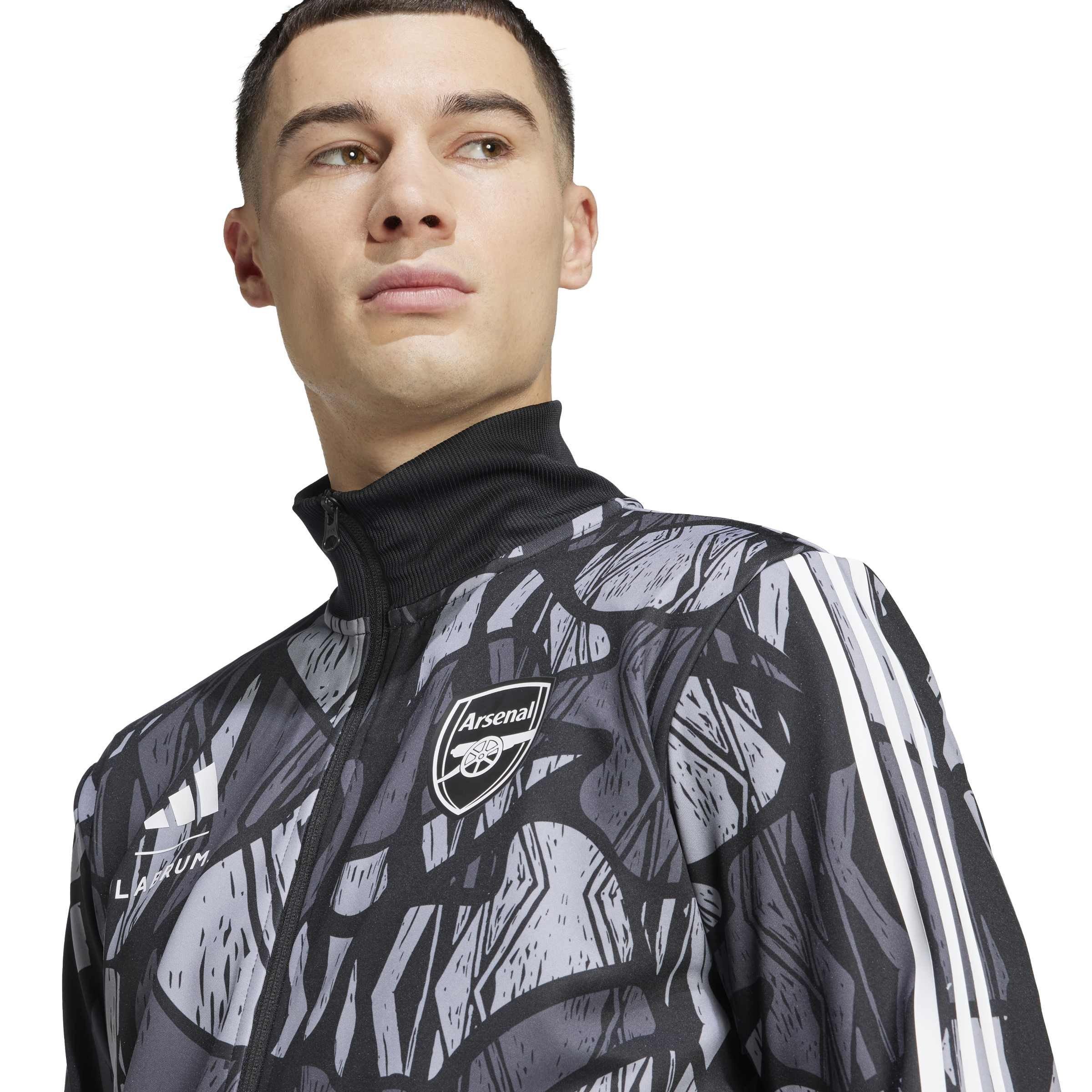 Crna - adidas - adidas Afc Tiro Tt Tracksuit Top Mens - 4