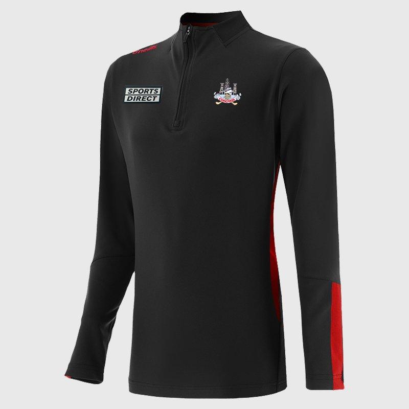 Black/Red - ONeills - ONeills Cork Jenson Half Zip Top Junior - 1