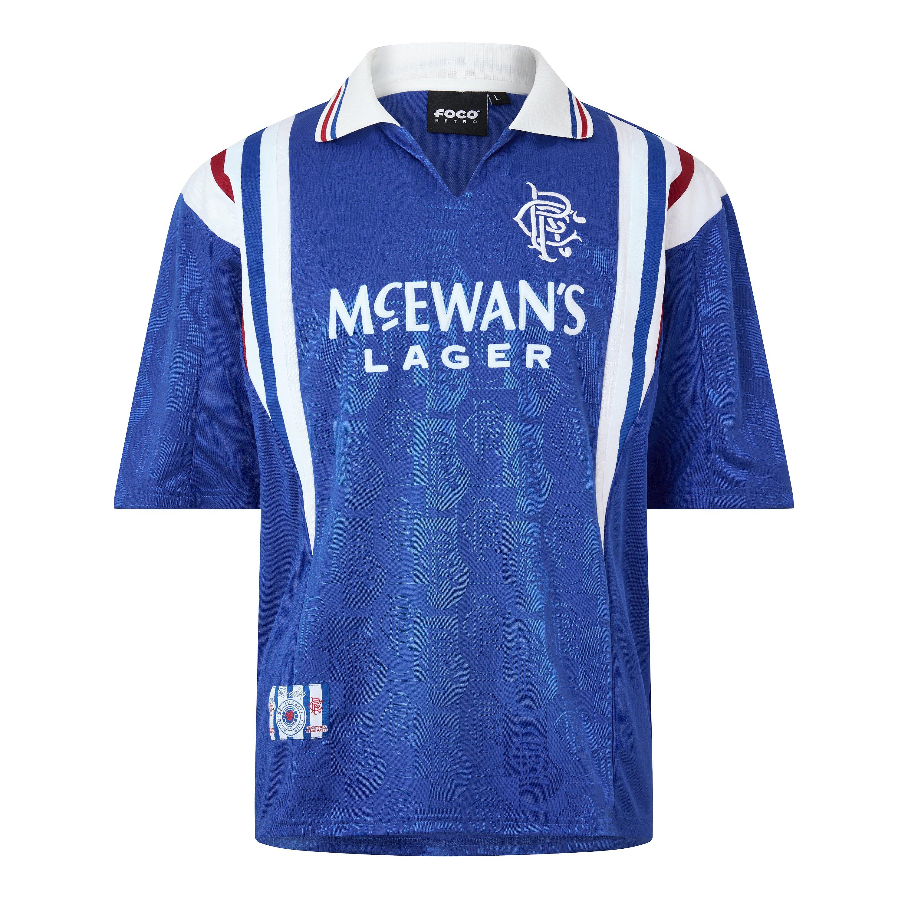 Blue/White - Team - Men's Rangers Home 96-97 Retro Shirt - 1