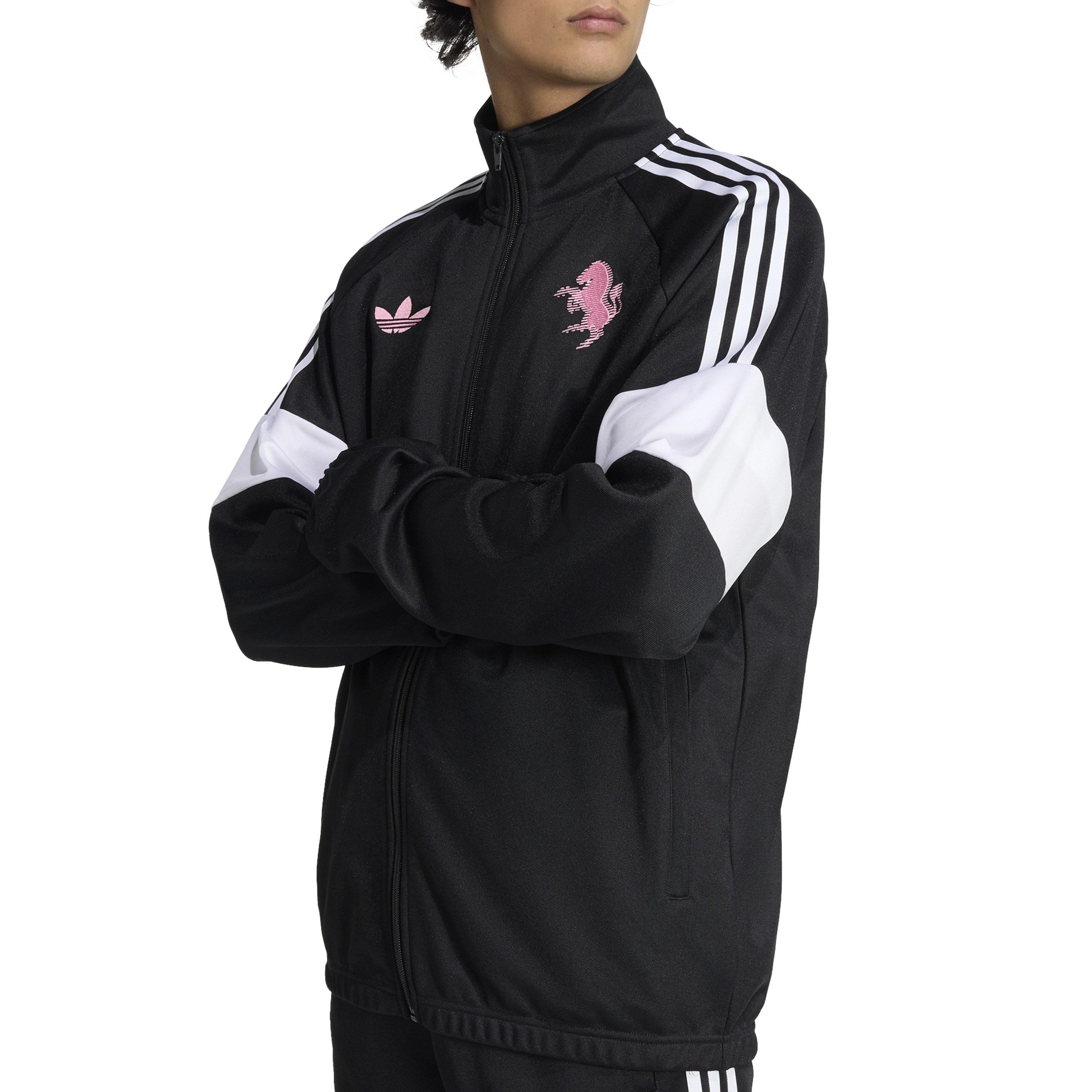 Black - adidas - Juventus LFSTLR Tracksuit Top Mens - 4