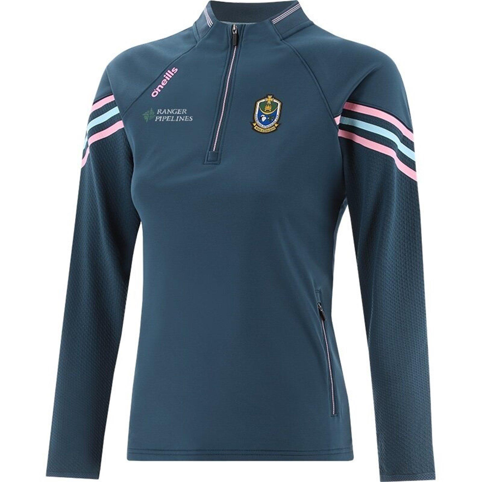 Teal/Candy/Mint - ONeills - Roscommon Weston Half Zip Brushed Top Girls - 1