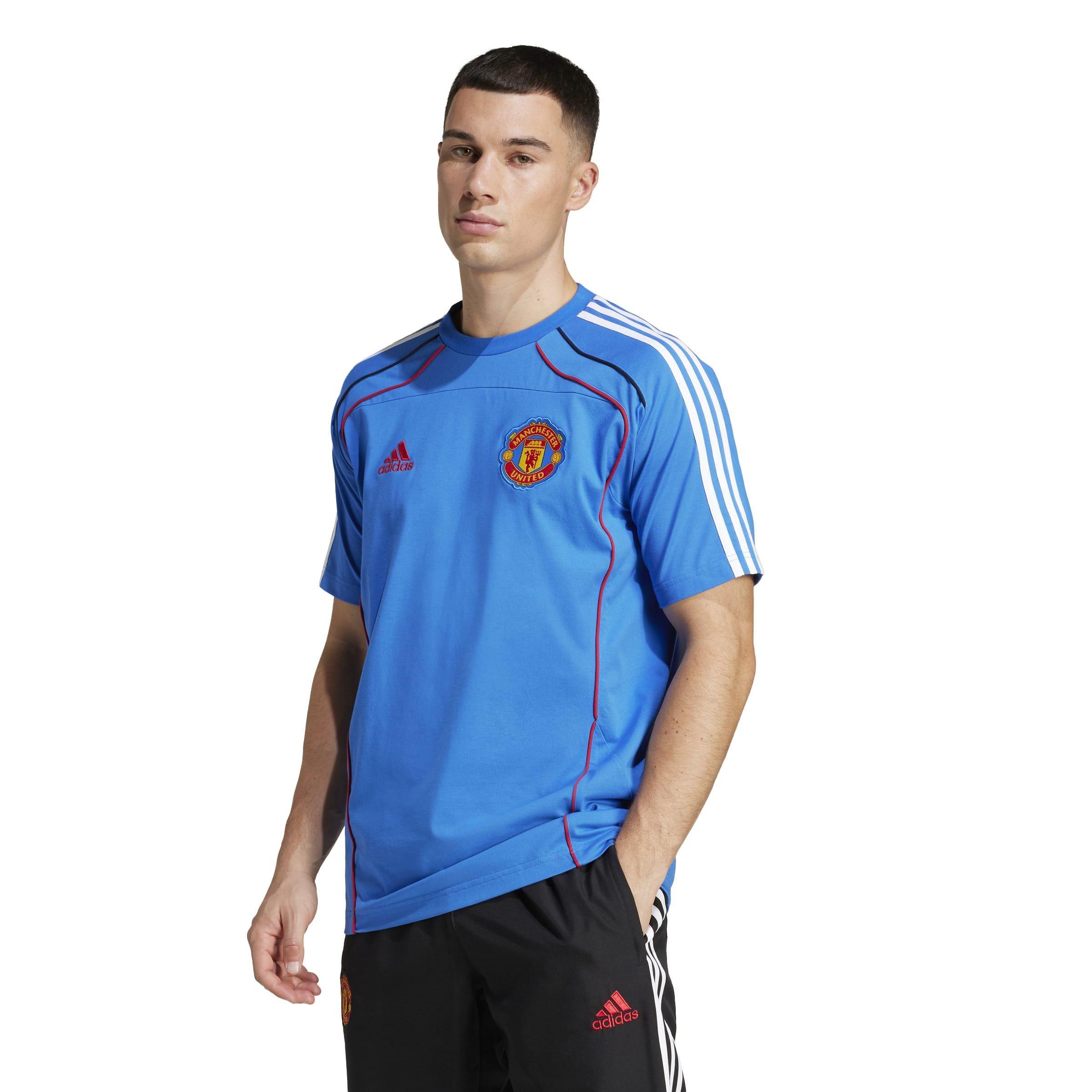 Blue - adidas - Manchester United UBP T-Shirt Mens - 2