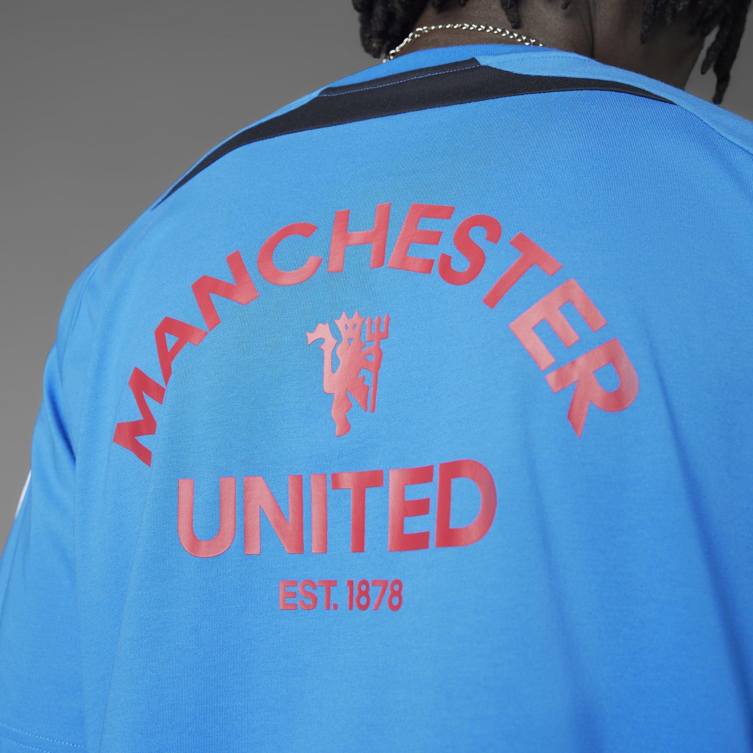Blue - adidas - Manchester United UBP T-Shirt Mens - 13