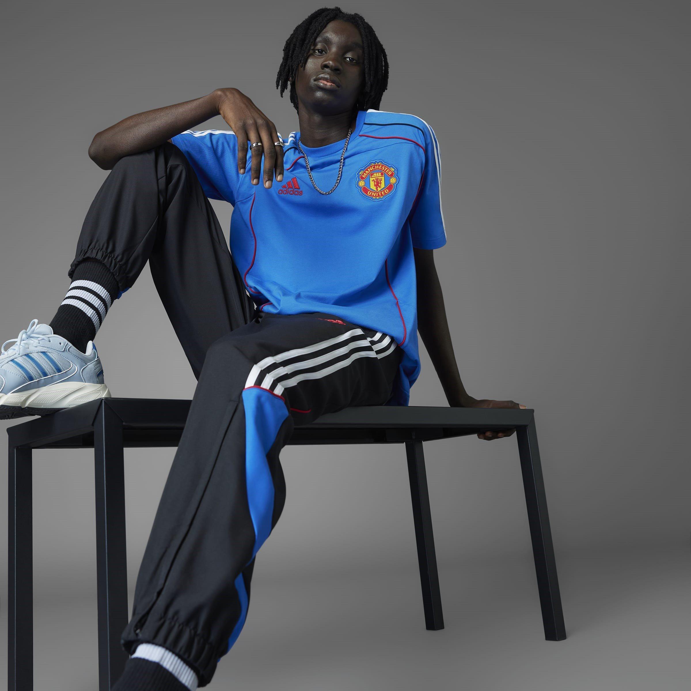 Blue - adidas - Manchester United UBP T-Shirt Mens - 14