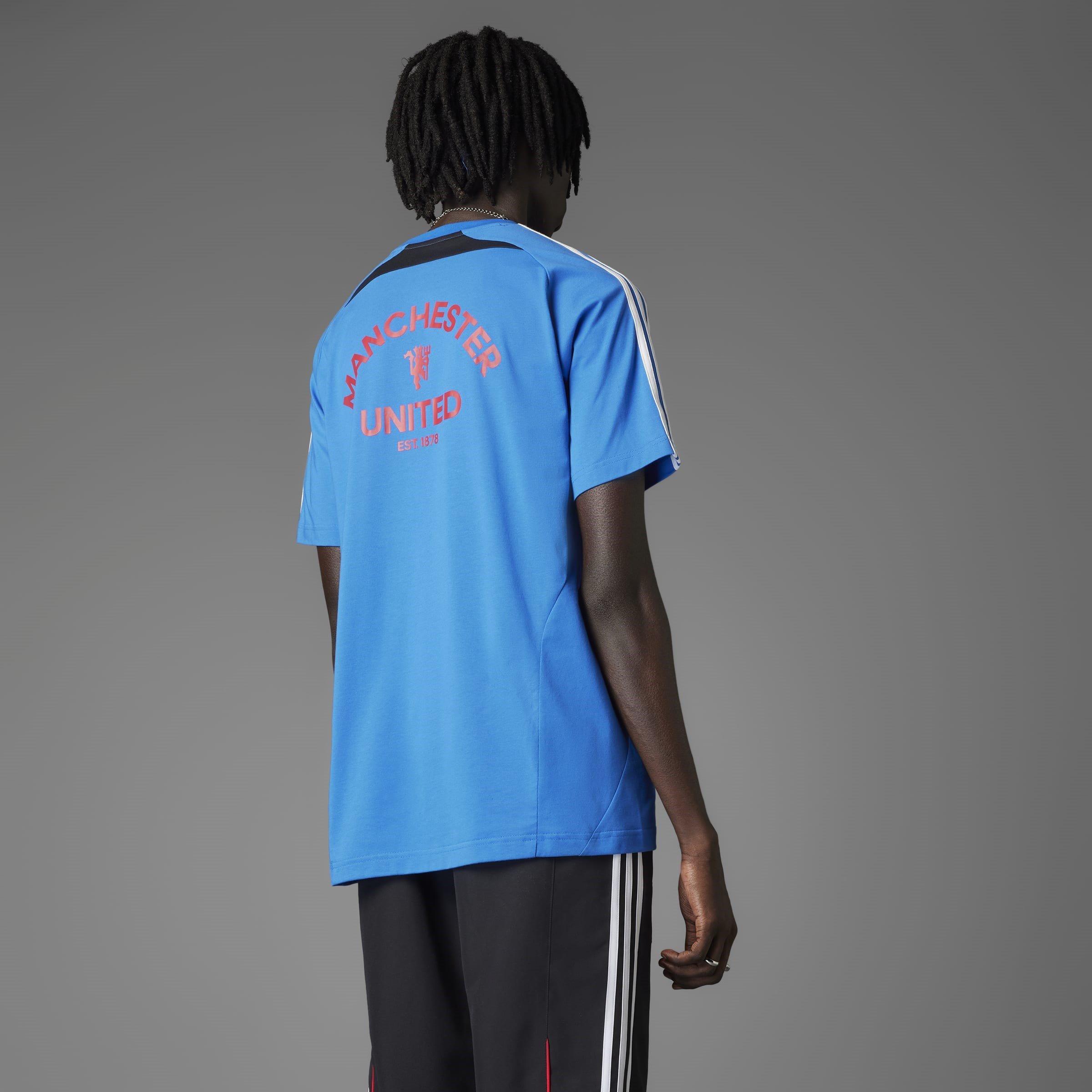 Blue - adidas - Manchester United UBP T-Shirt Mens - 8
