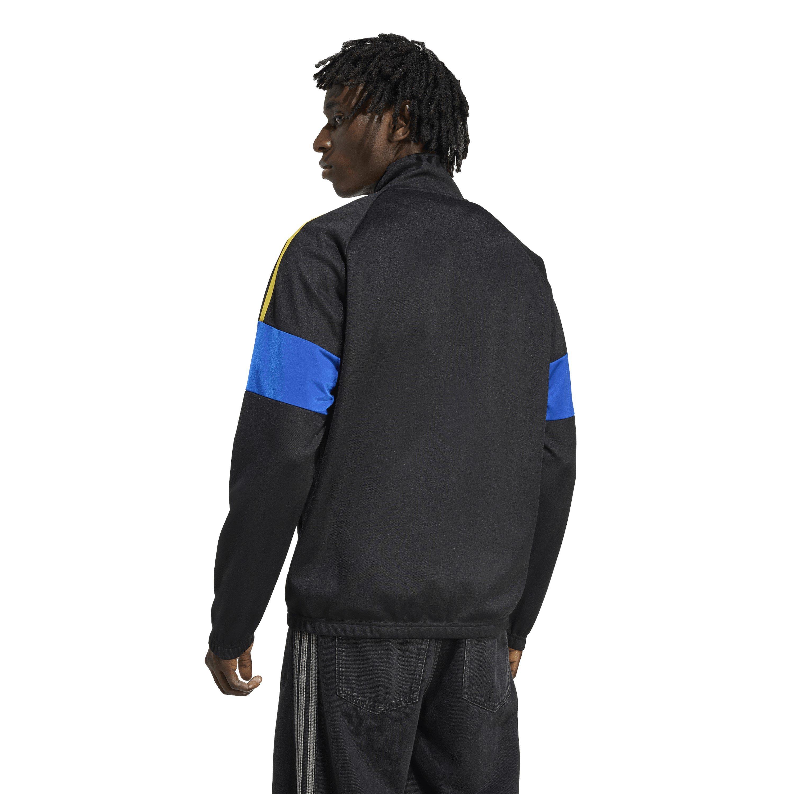 Black - adidas - Manchester United LFSTLR Tracksuit Top Mens - 3