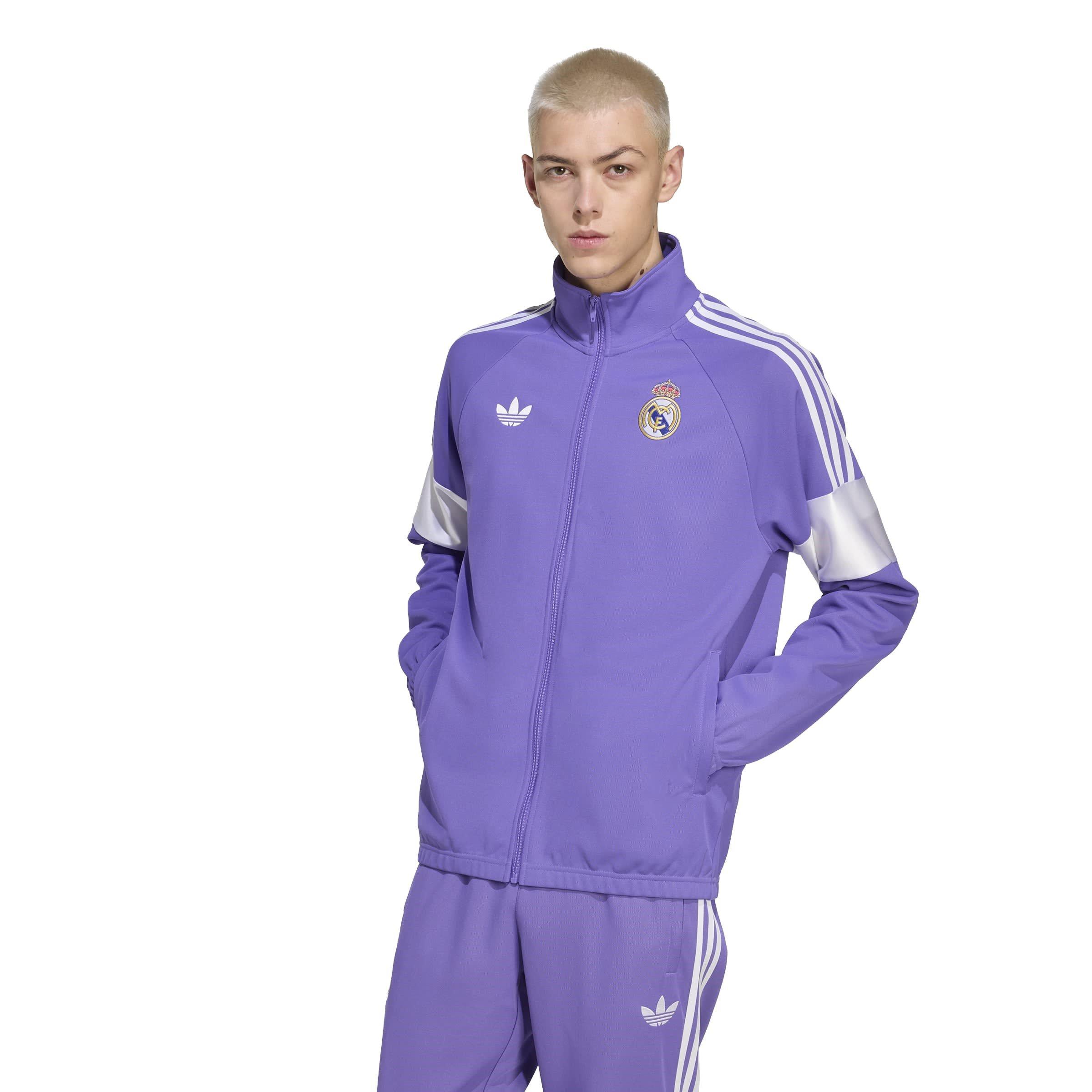 Purple - adidas - Real Madrid Originals Tracksuit Top 25/26 Mens - 2