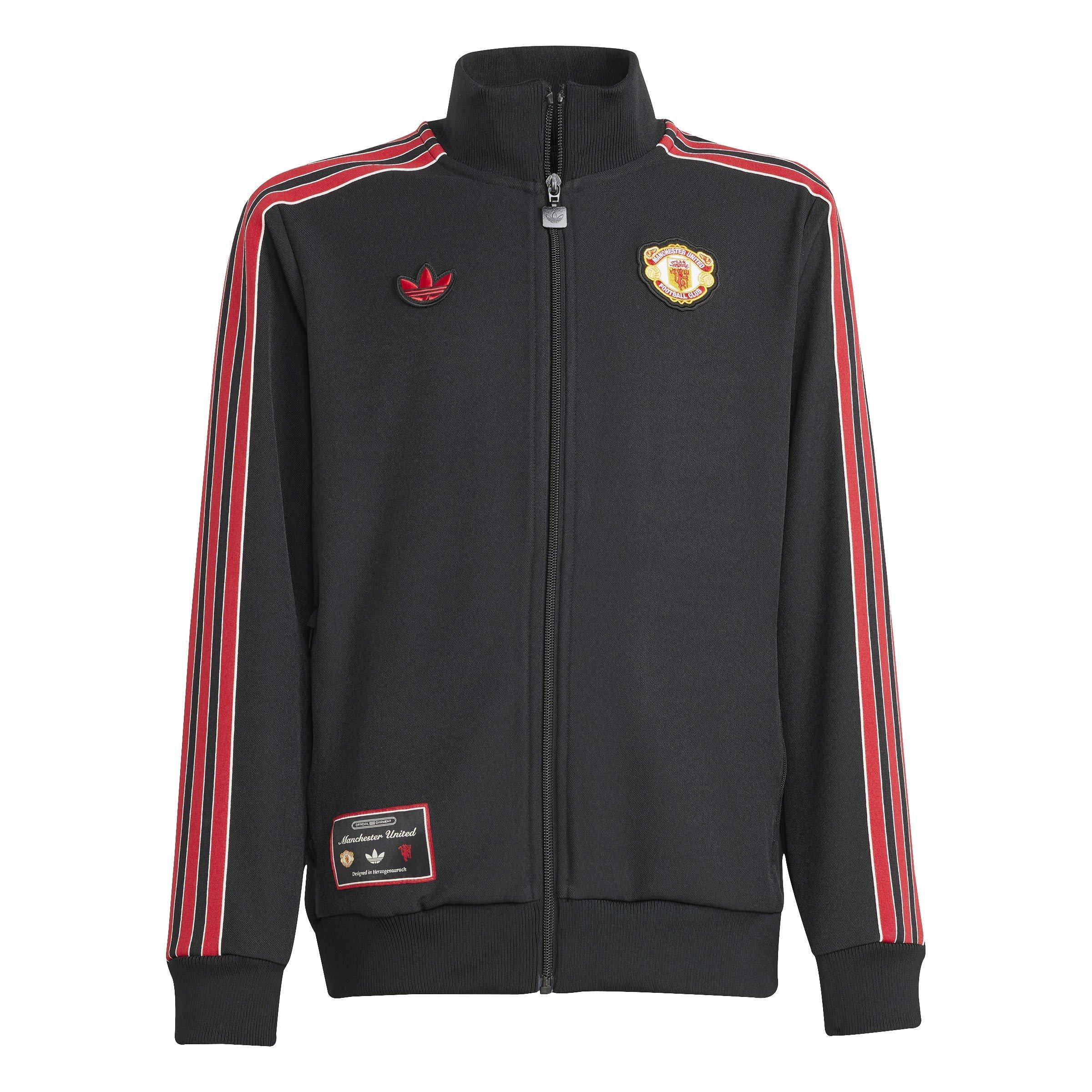 Negro - adidas - Manchester United FC Terrace Icons Track Top Juniors - 1